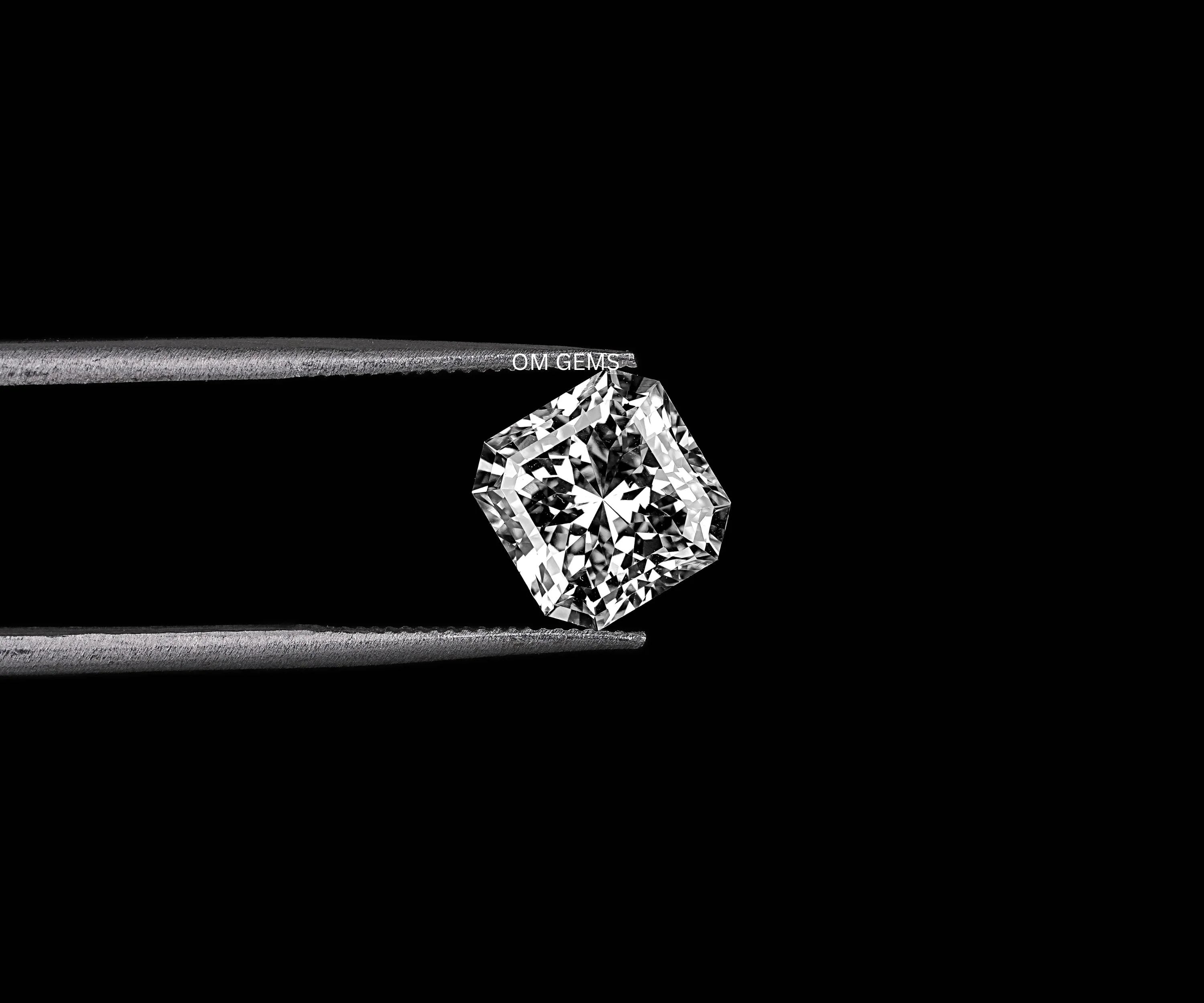 Portuguese Square Emerald Cut Lab Diamond