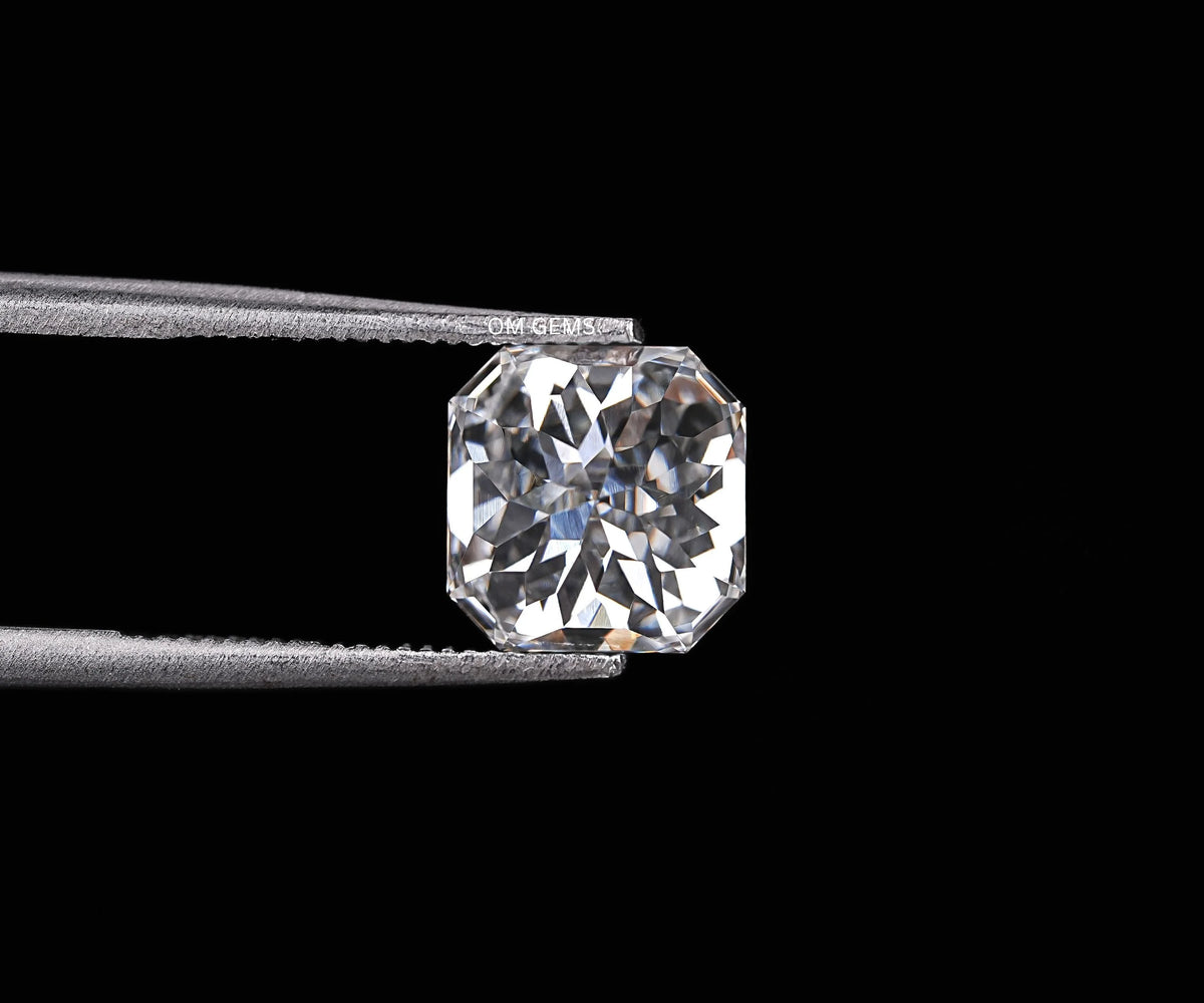 2.03 Carat Radiant Squartuguese Cut Lab Grown Antique Diamond