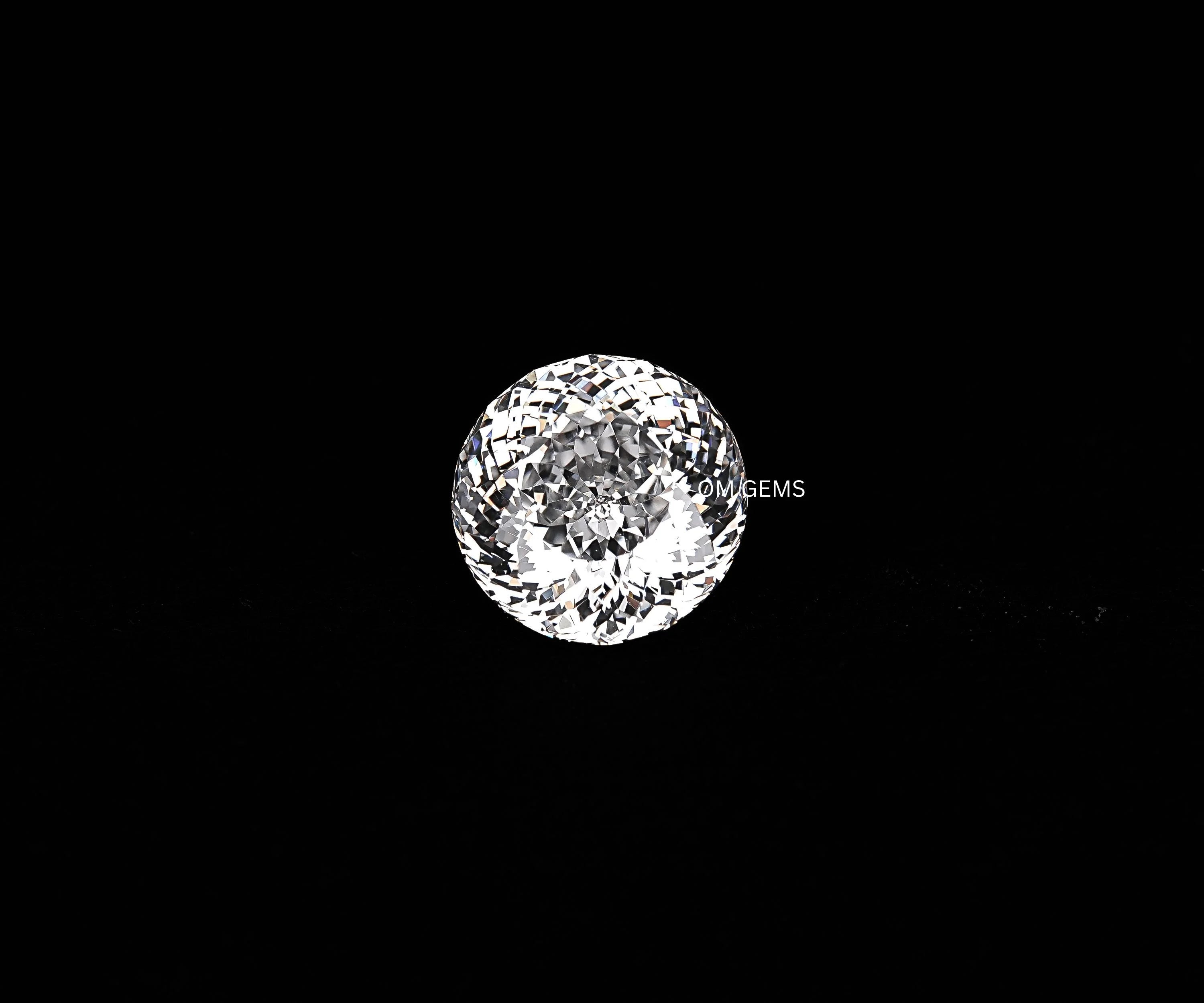 Round Portuguese Cut Lab Grown Diamond