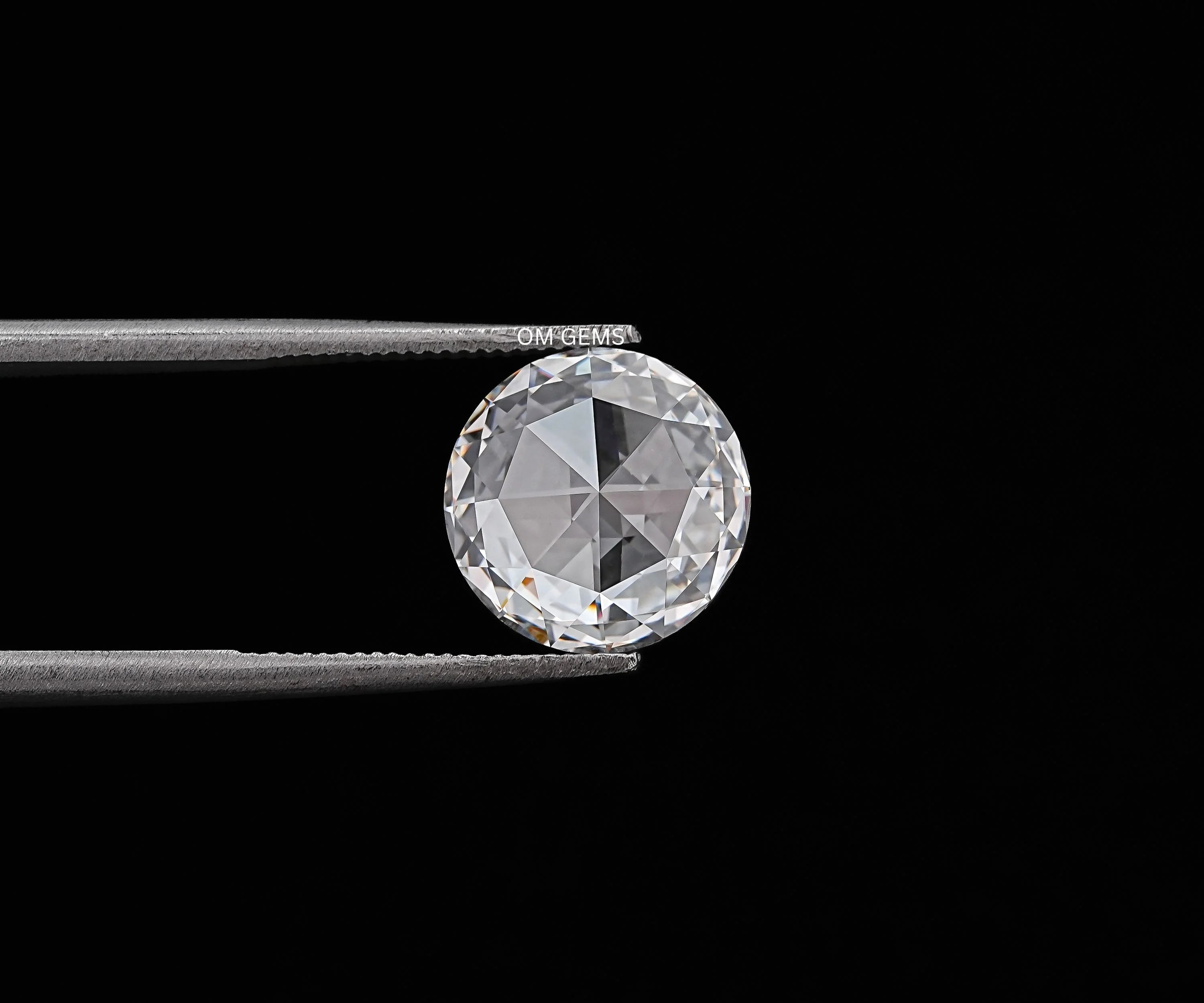 Round Rose Cut Lab Grown Diamond