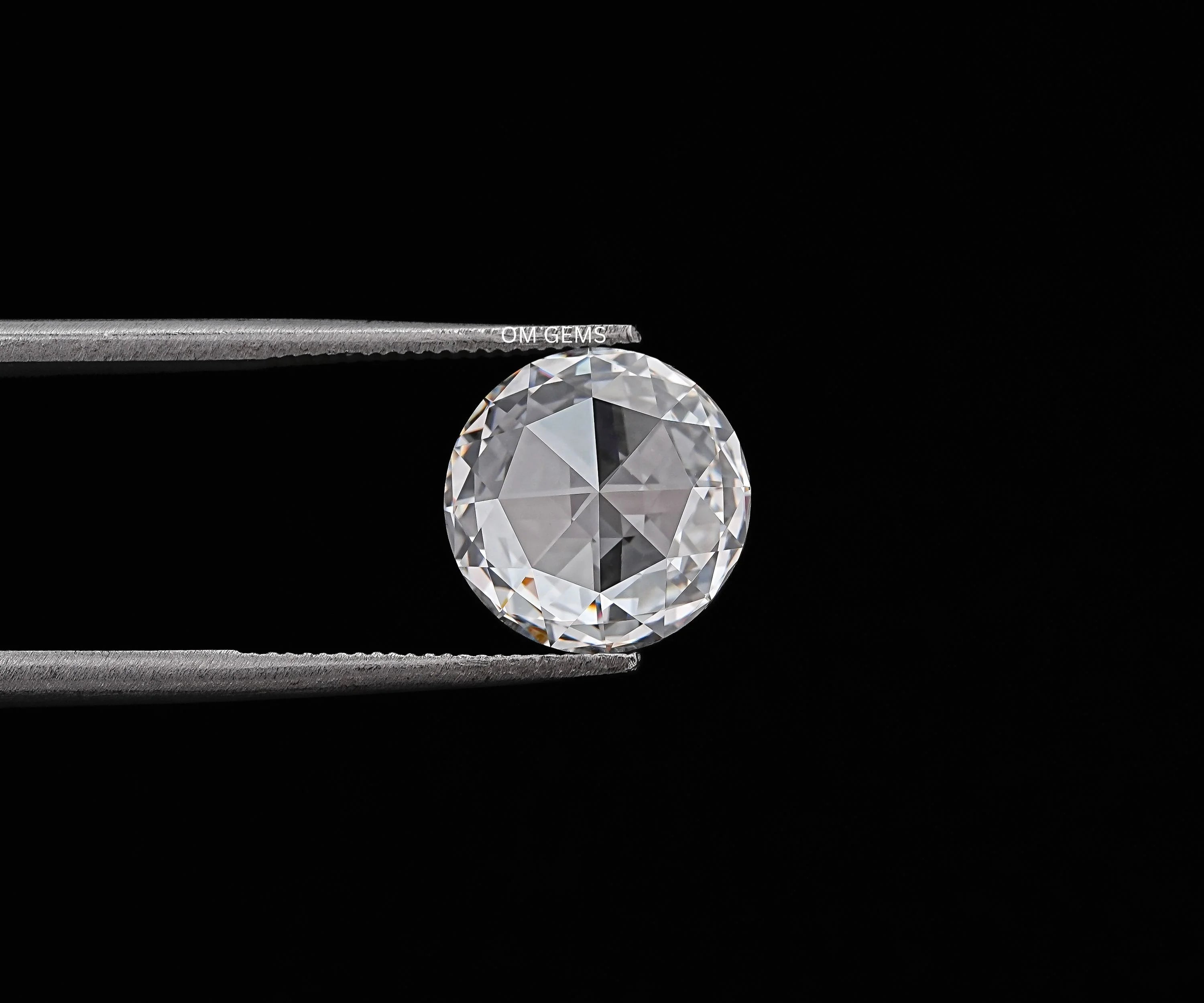 Round Rose Cut Lab Grown Diamond