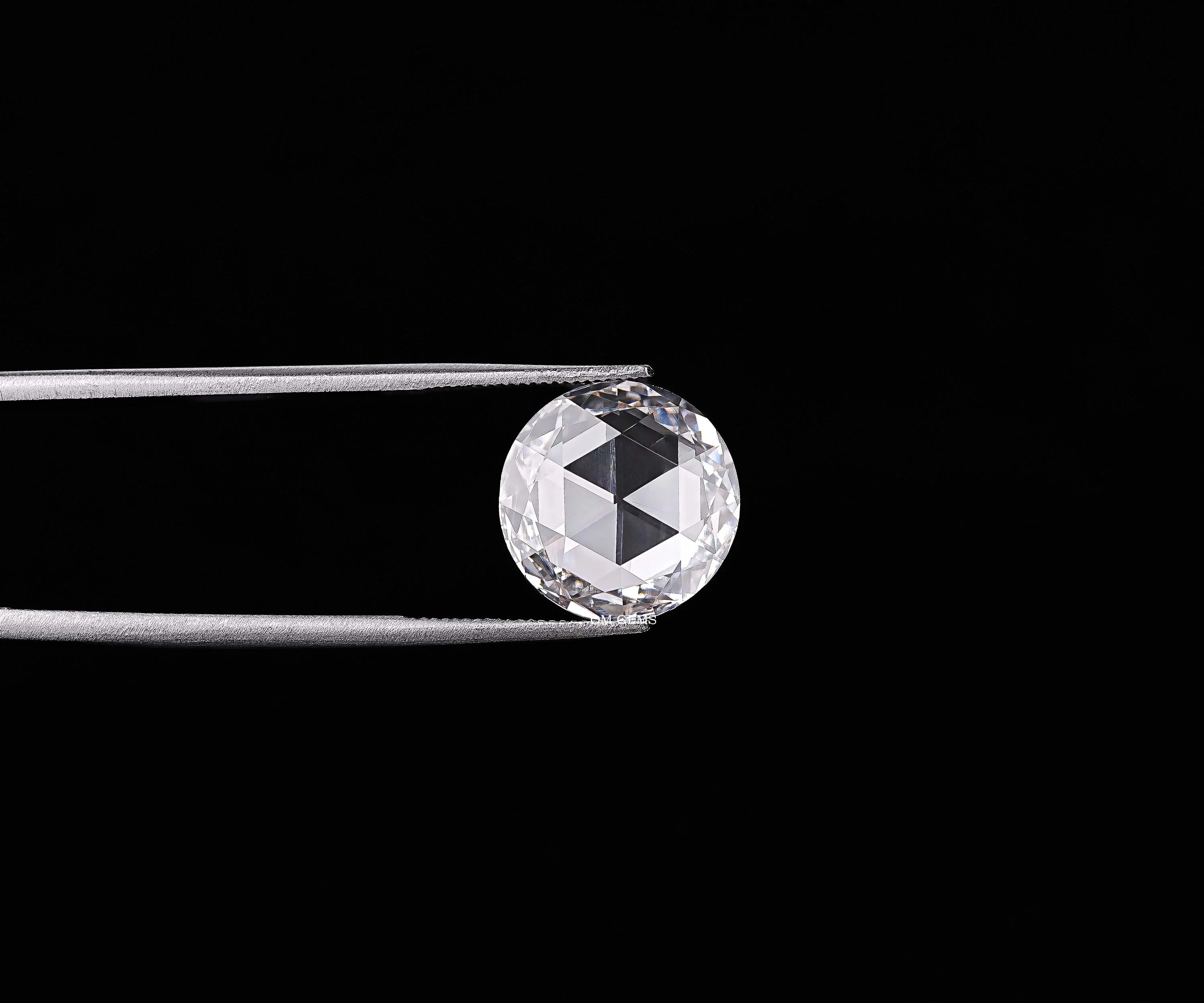 Round Rose Cut Lab Grown Diamond Loose