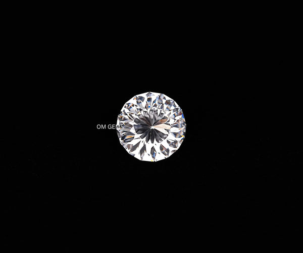 1.92 Carat Round Crisantemo Cut Lab Grown Antique Diamond