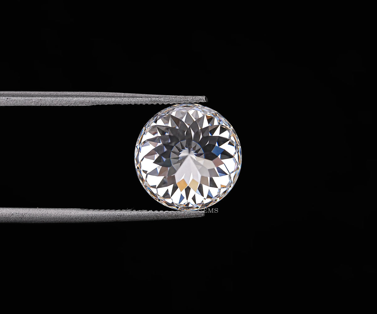 Round Portuguese Cut Lab Grown Diamond