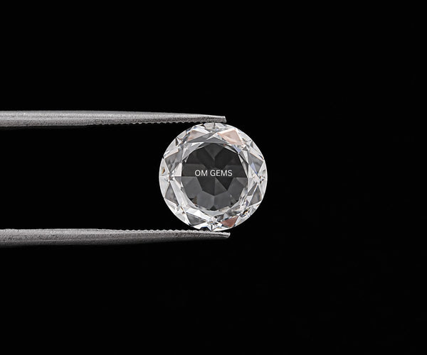 Round Rose Cut Lab Created Loose Diamond