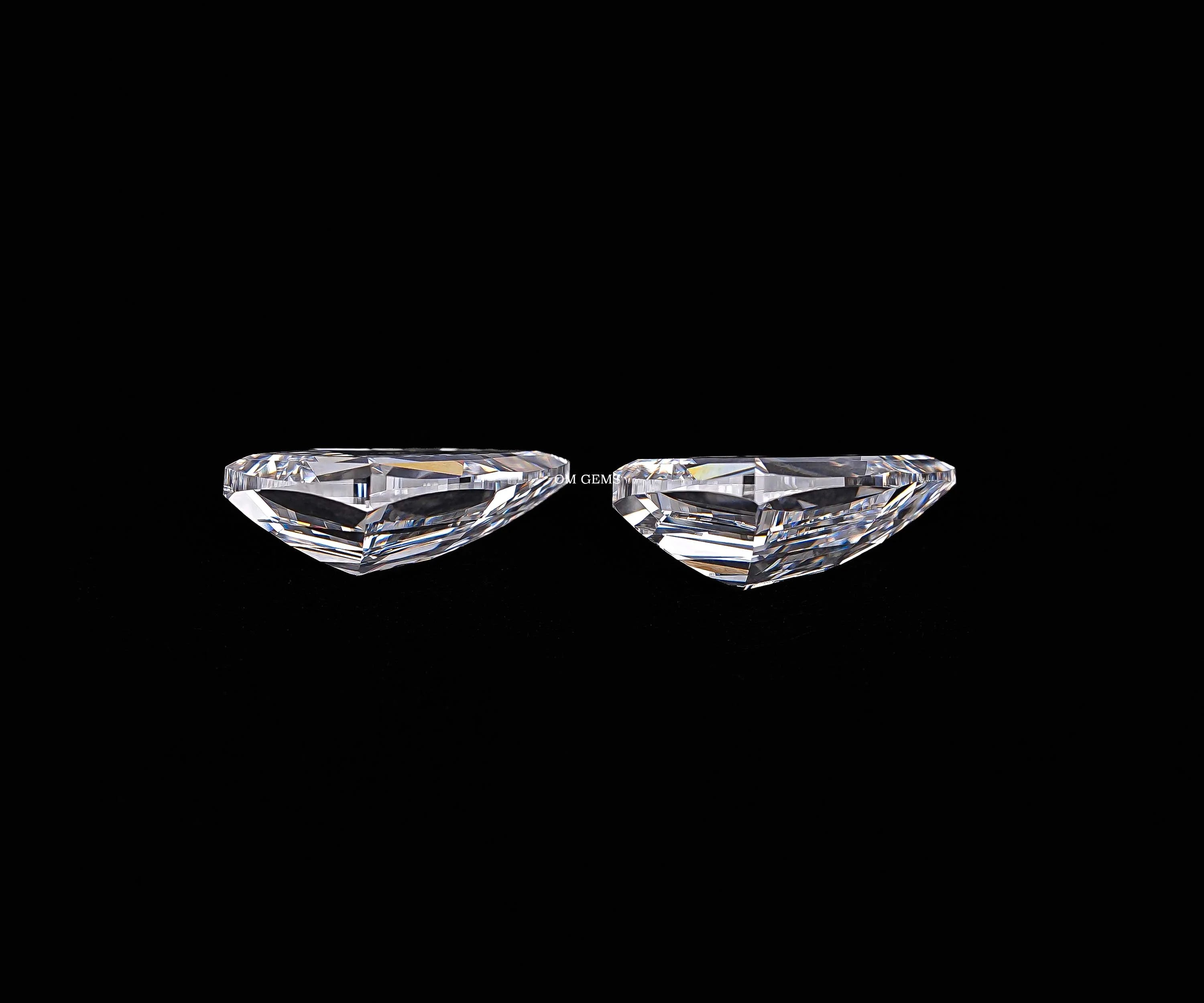 Shield Cut Lab Grown Loose Diamond Matching Pair