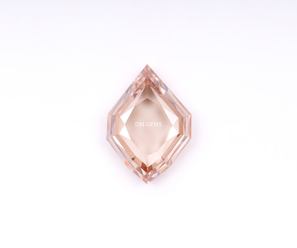 2.51 Carat Shield Cut Lab Grown CVD Diamond Certificate Optional Fancy Pink Color VS2 Clarity