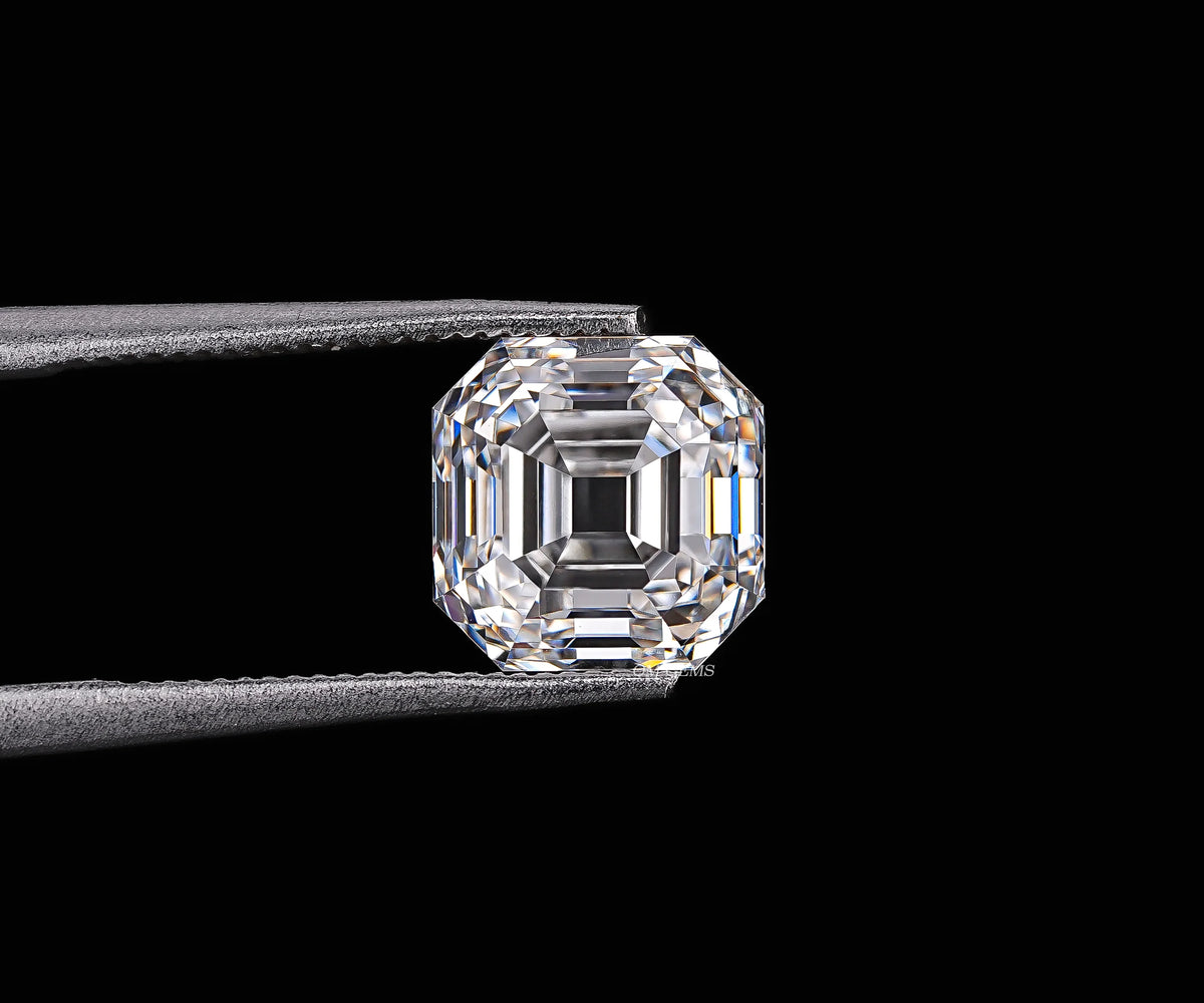 2.07 Carat Square Emerald Brilliant Cut Lab Grown Loose Diamond