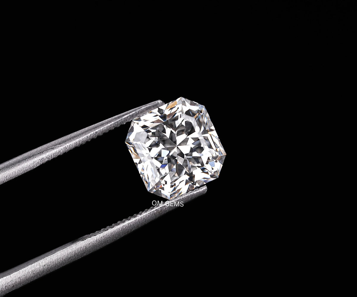 2.03 Carat Radiant Squartuguese Cut Lab Grown Antique Diamond