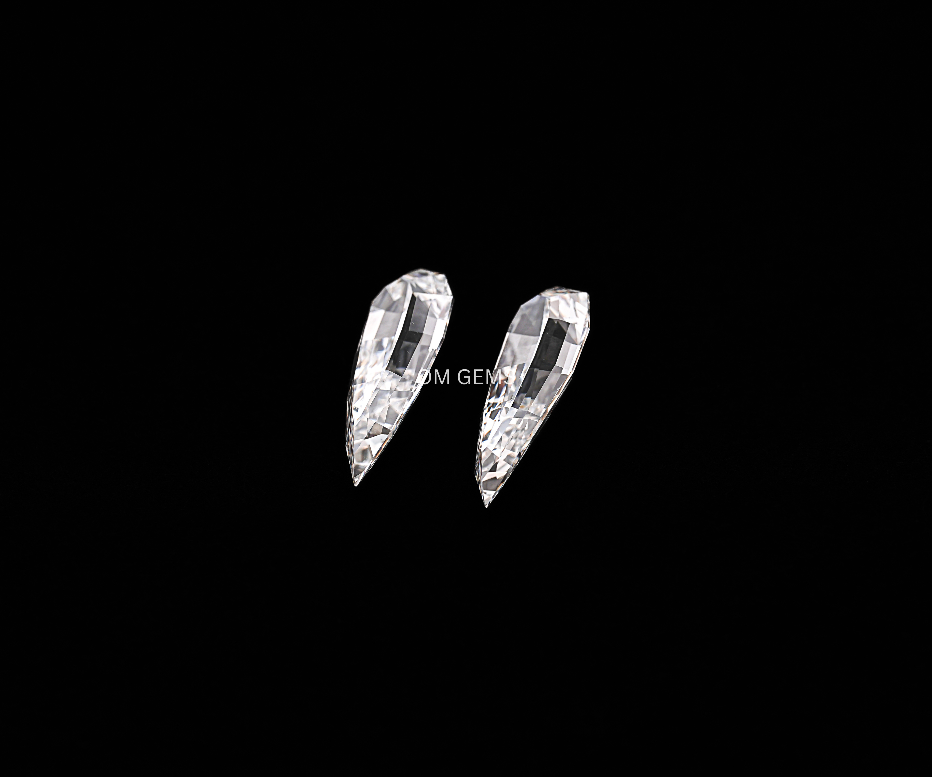 Step Cut Marquise Lab Grown Diamond Matching Pair