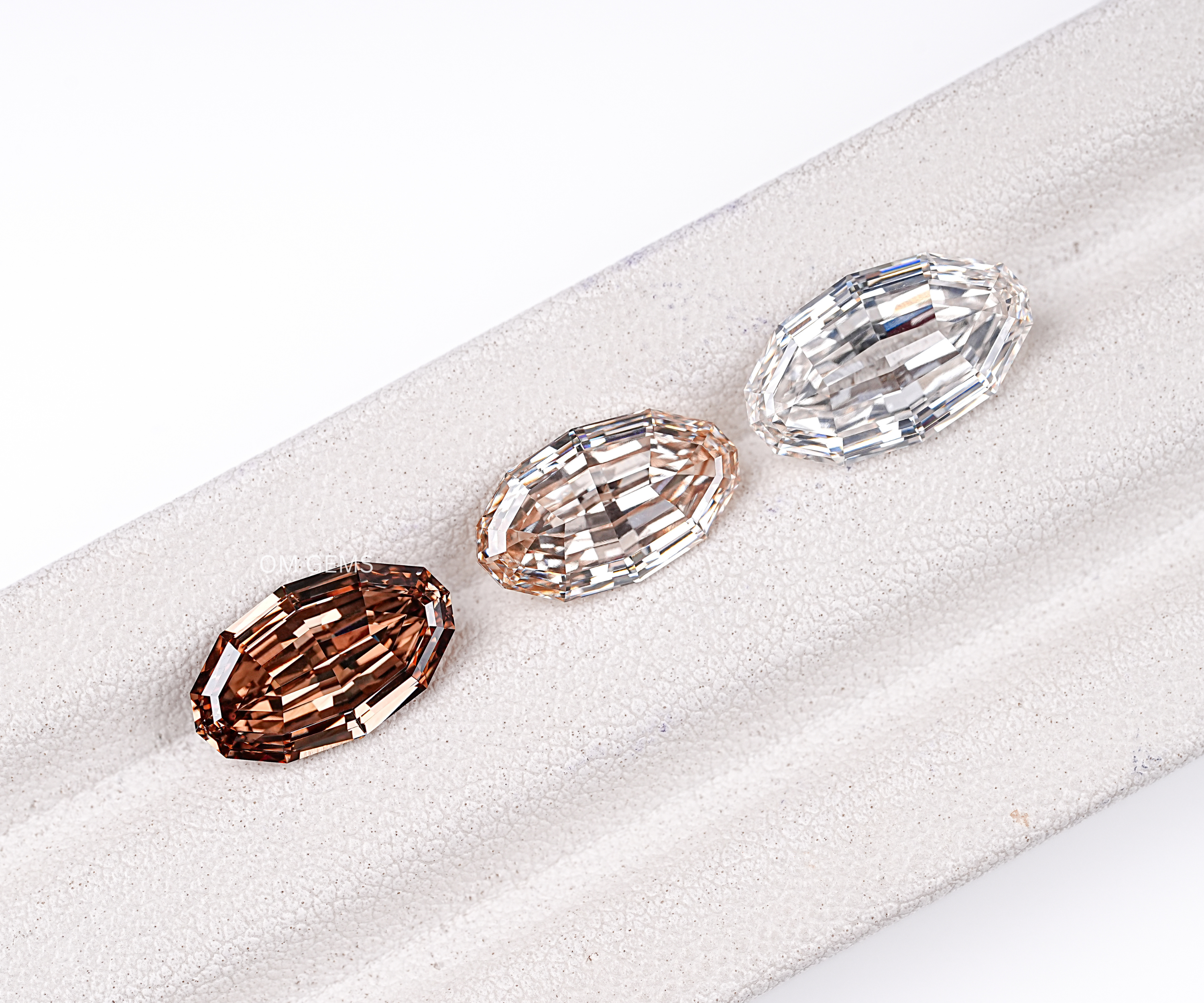 Step Cut Oval Lab Grown Diamonds