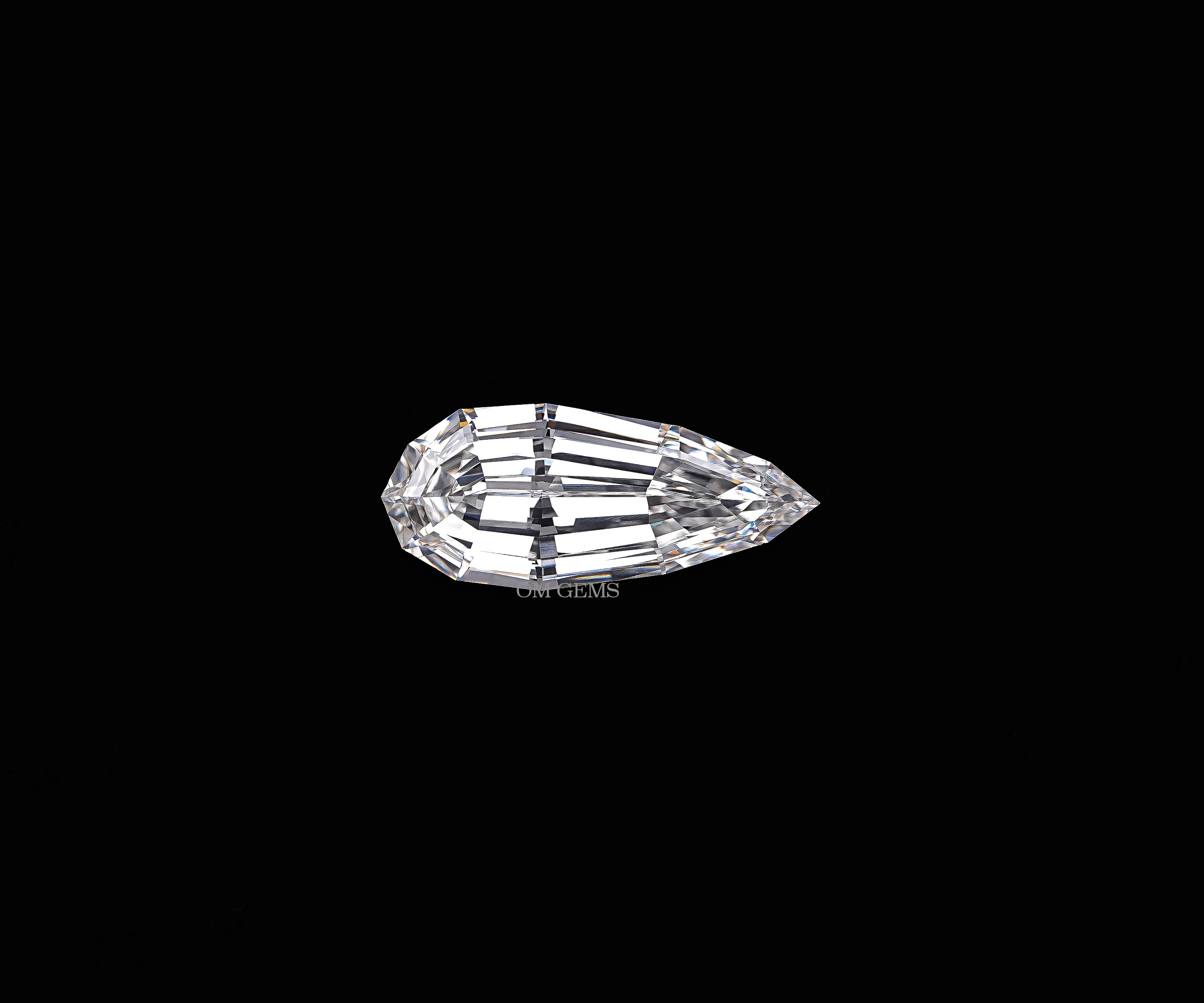 Step Cut Pear Lab Grown Diamond Loose Diamond