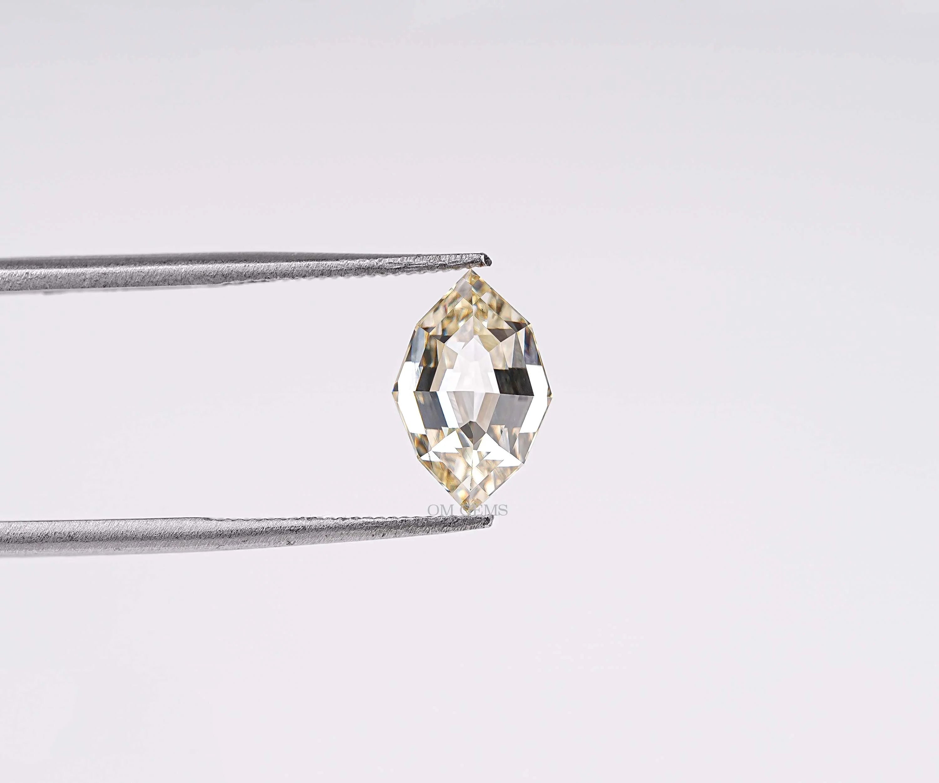 Fancy Yellow Step Marquise Cut Lab Grown Diamond