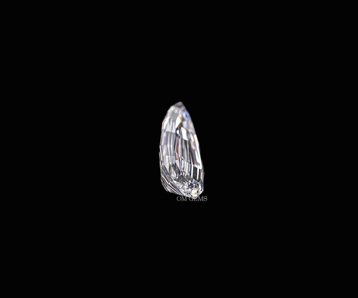 2.94 Carat Step Cut Pear Shape Teardrop Lab Grown Diamond
