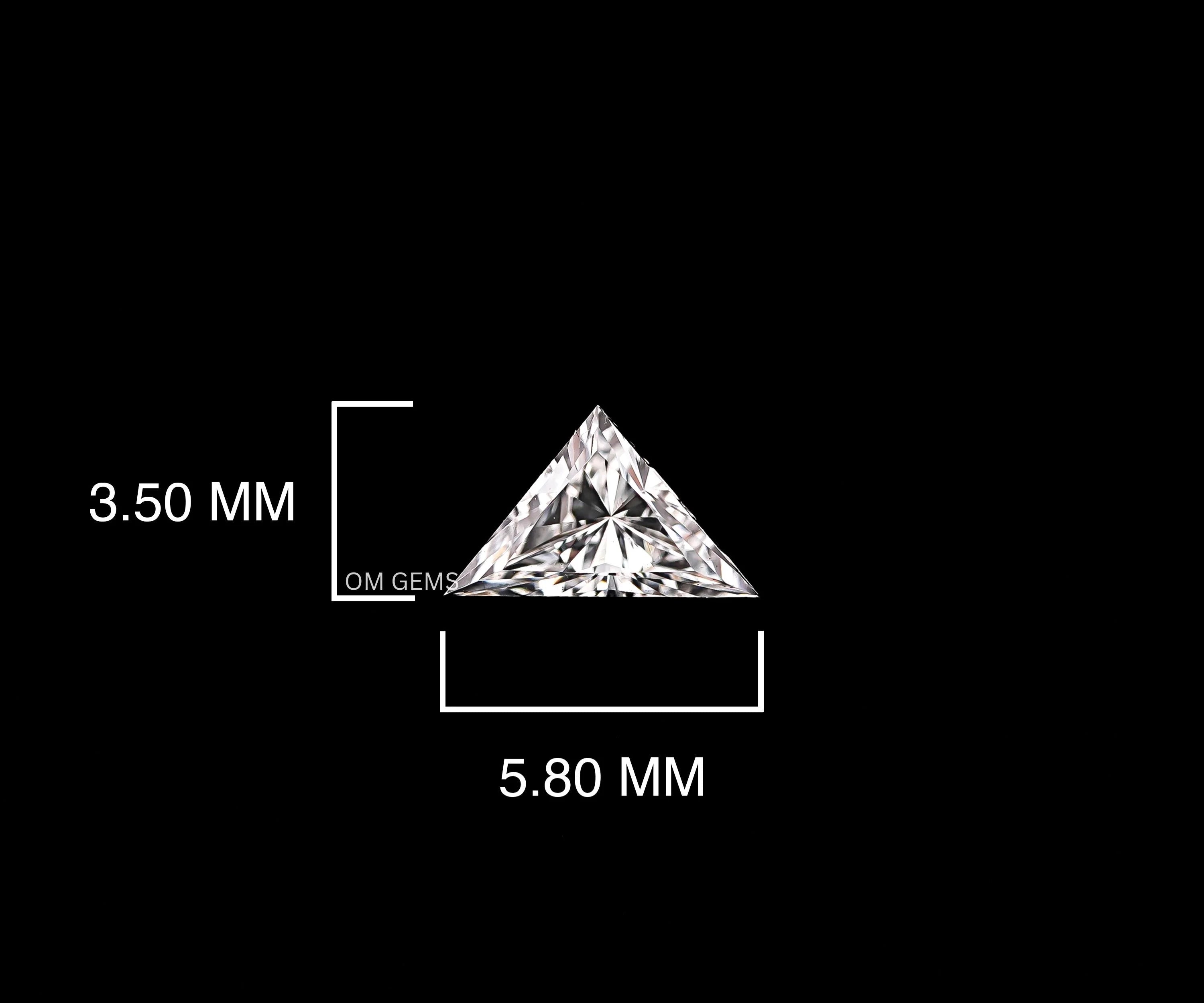 Triangle Cut Lab Loose Diamond