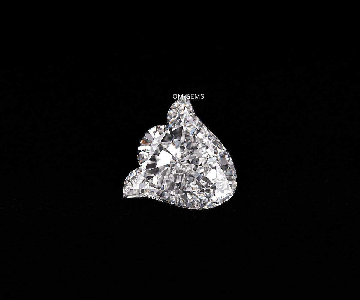 Tulip Brilliant Cut Lab Created Floral Diamond