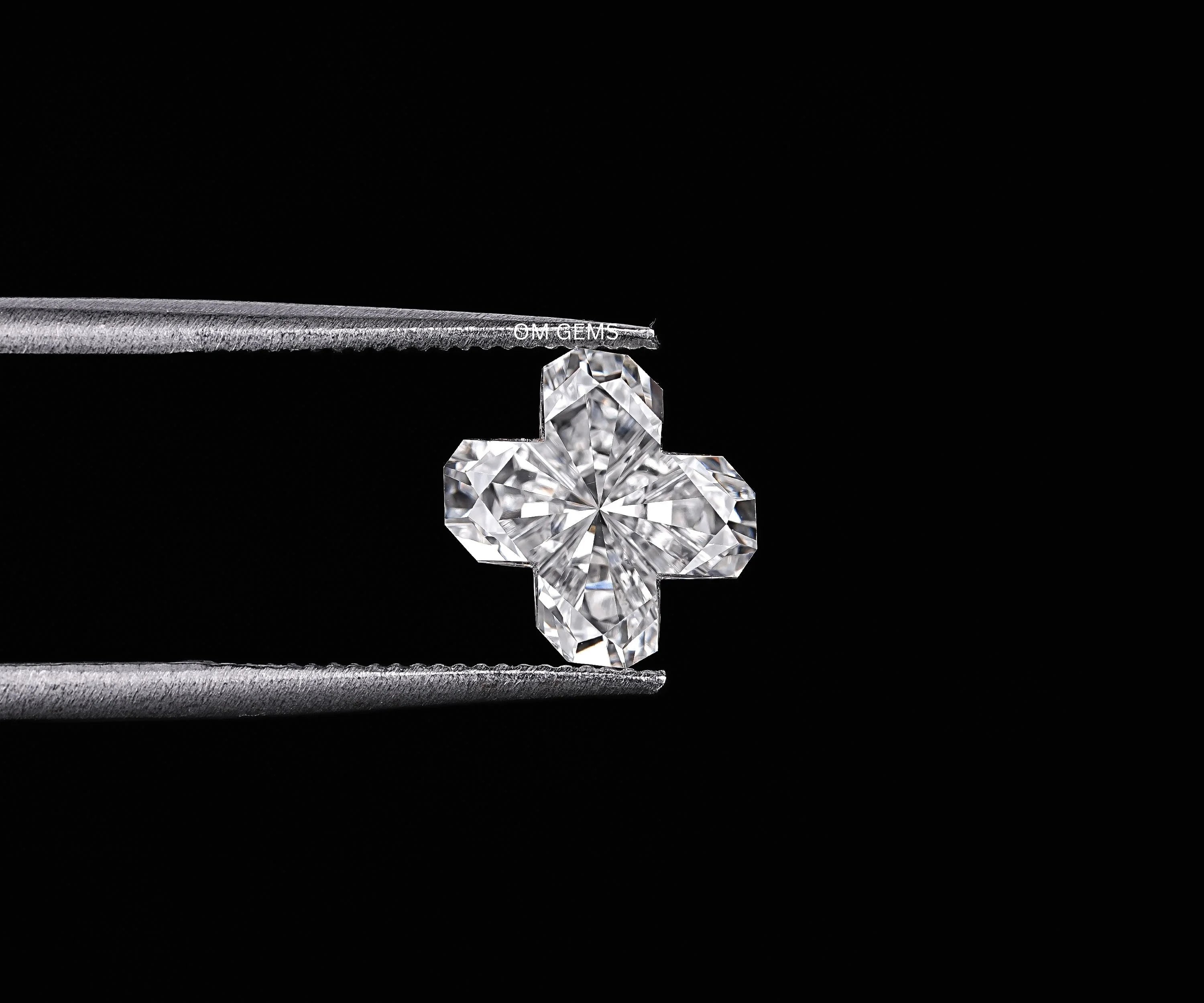 X Letter Initial Lab Grown Loose Diamond