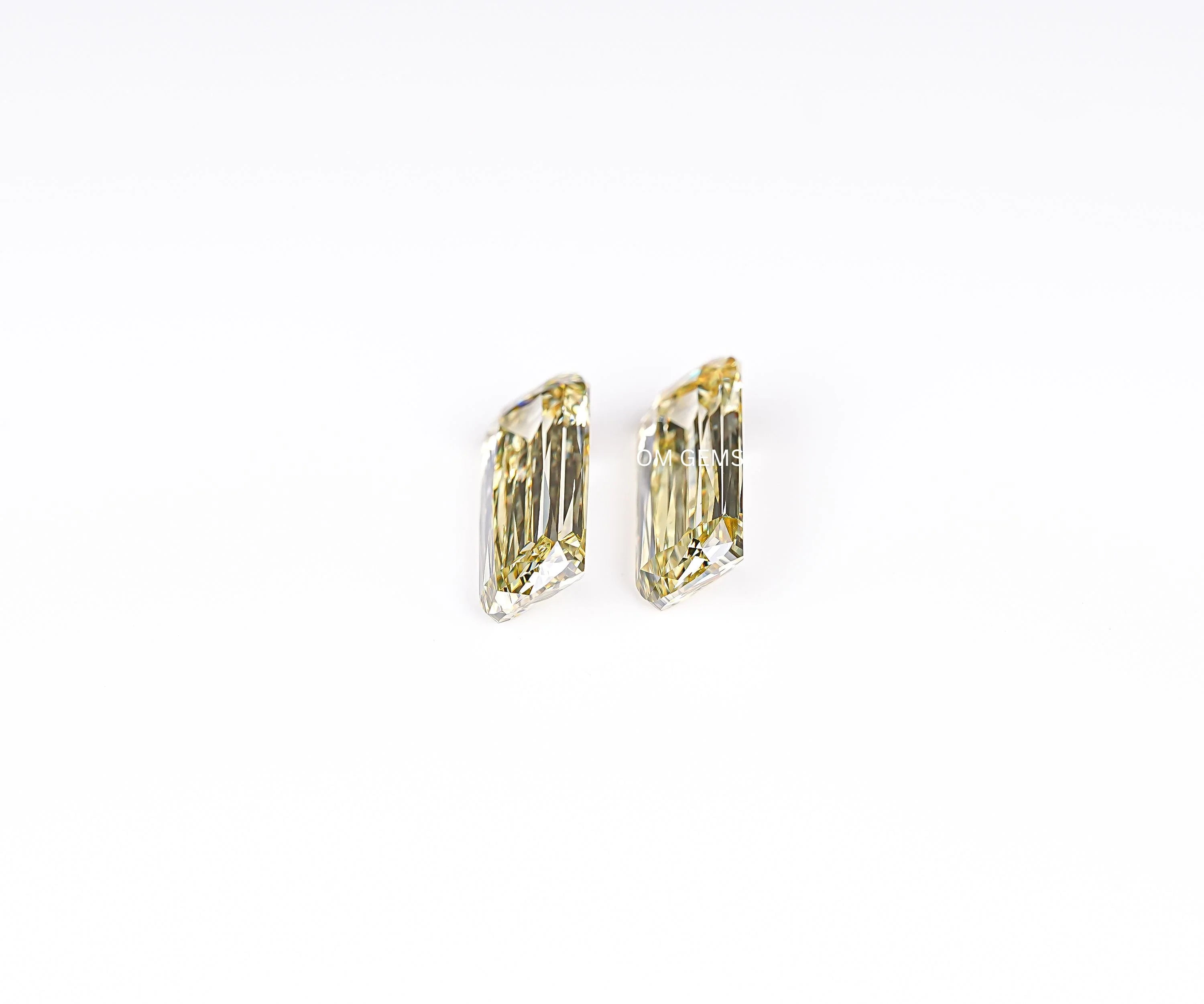 Fancy Yellow Ashoka Criss Cross Cut Lab Diamond