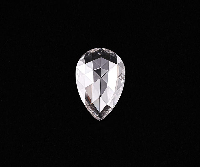 3.17 CT Rose Cut Pear Lab Grown Diamond