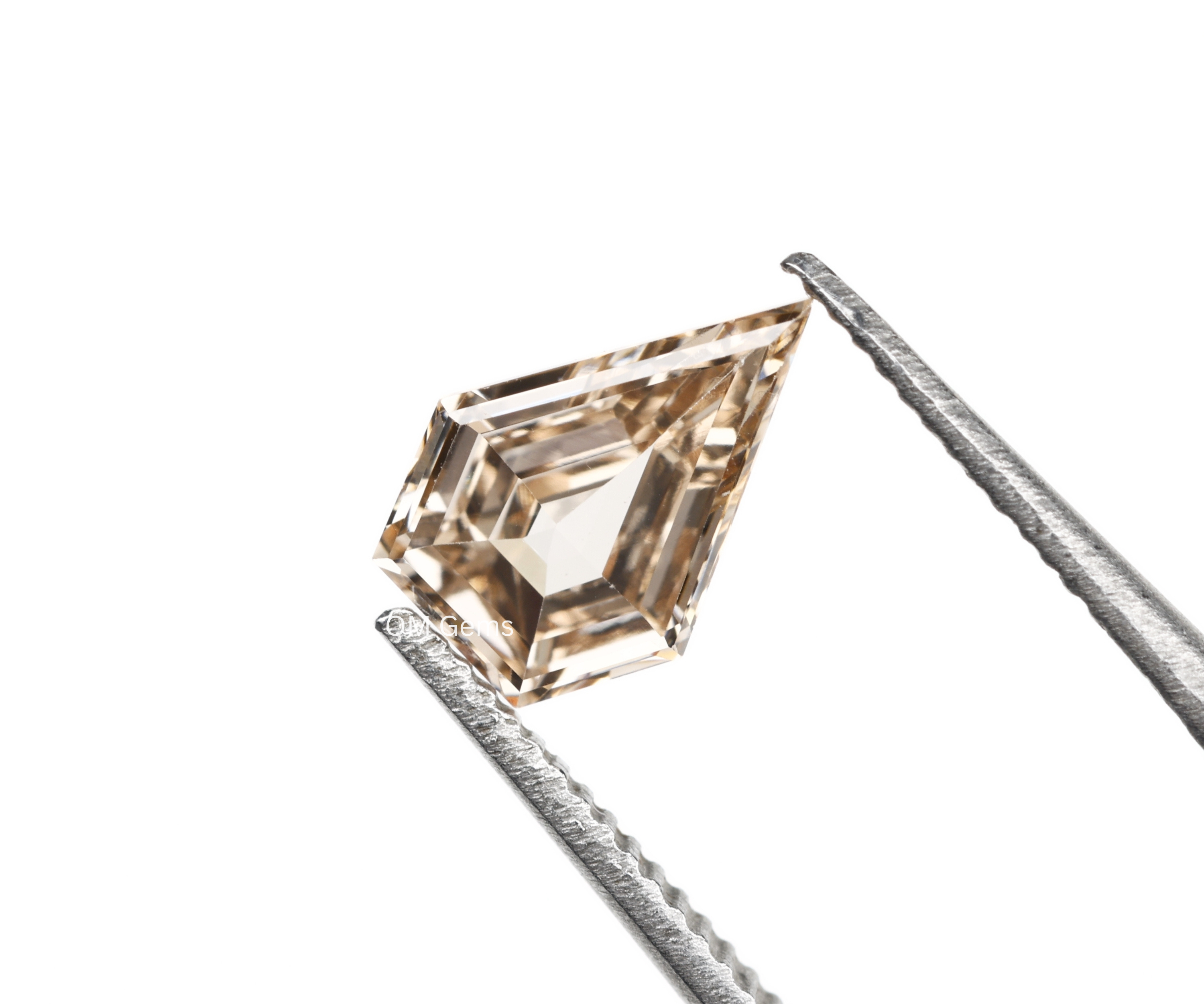 Champagne Pentagon Cut Lab Grown Diamond