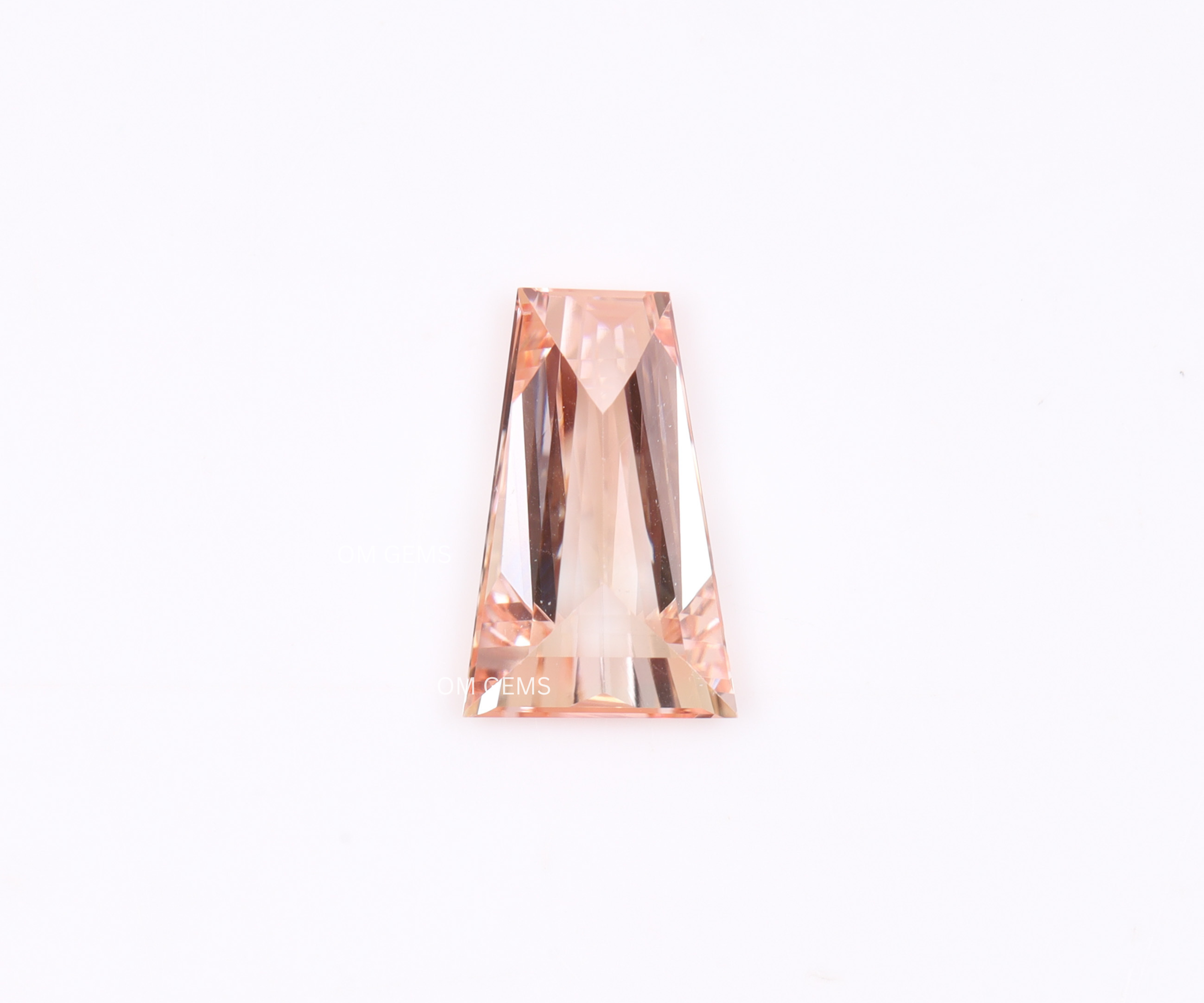 0.50 CT Pink Tapered Baguette Lab Grown Diamond