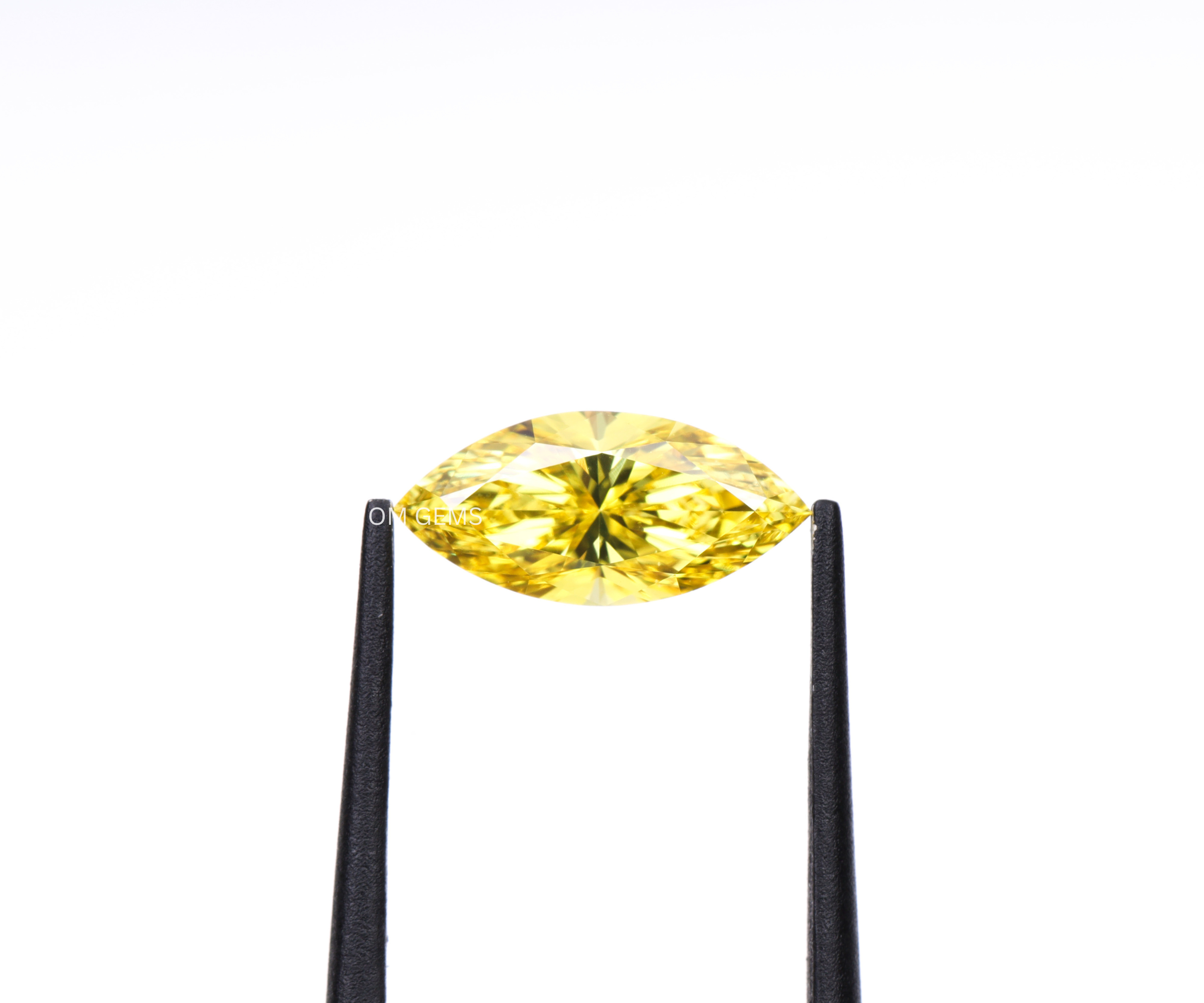 0.57 CT Yellow Marquise Cut Lab Grown Diamond