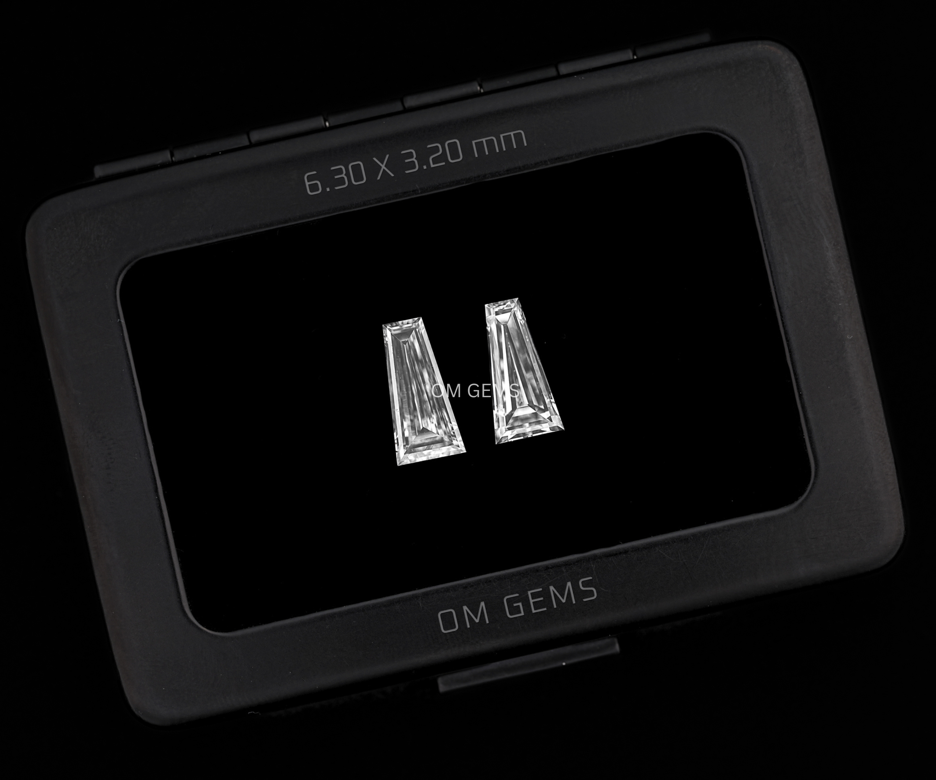 Matching Pair Of Tapered Baguette Lab Grown Diamond 