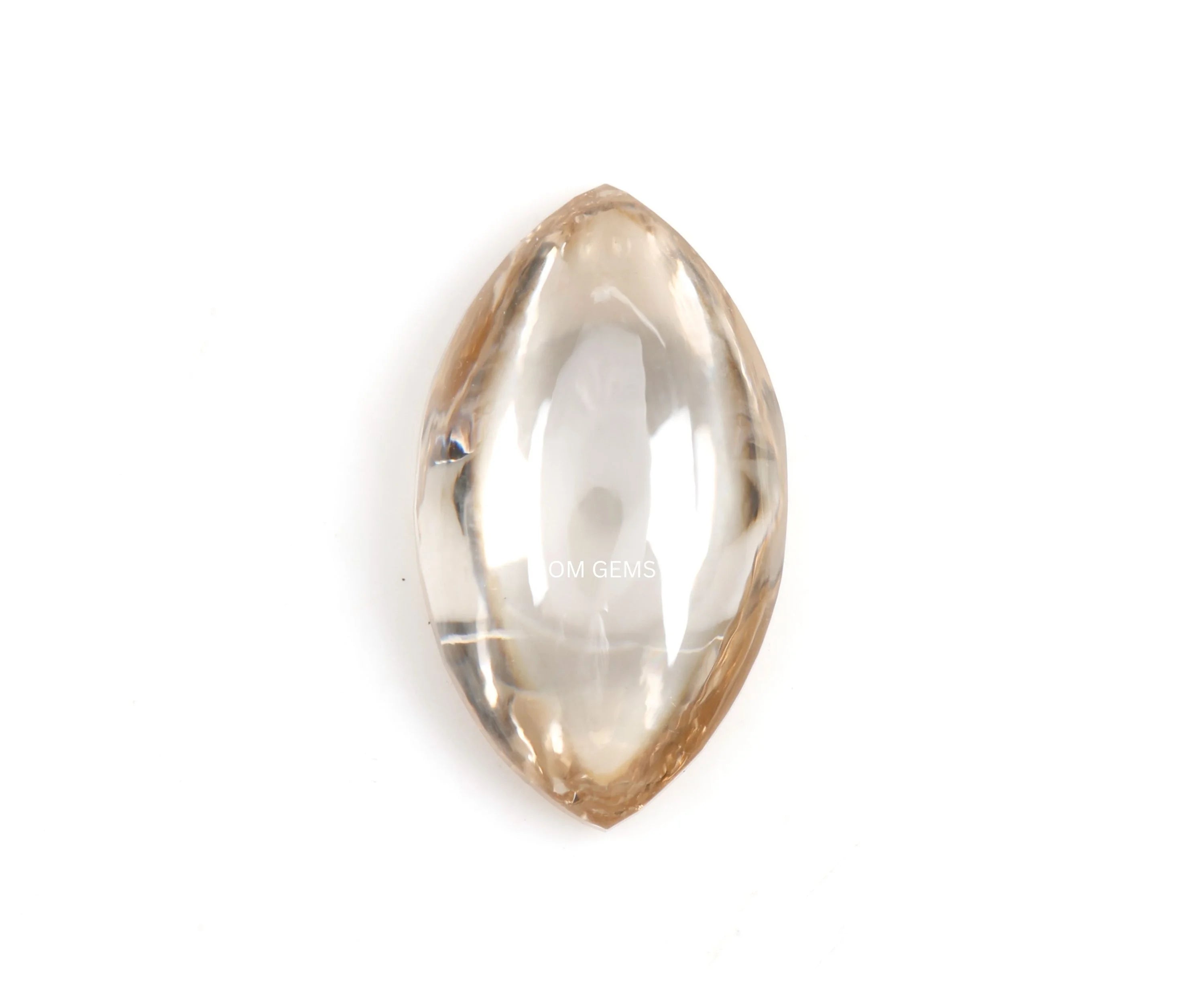 0.70 Carat Marquise Cut Champagne Lab Diamond