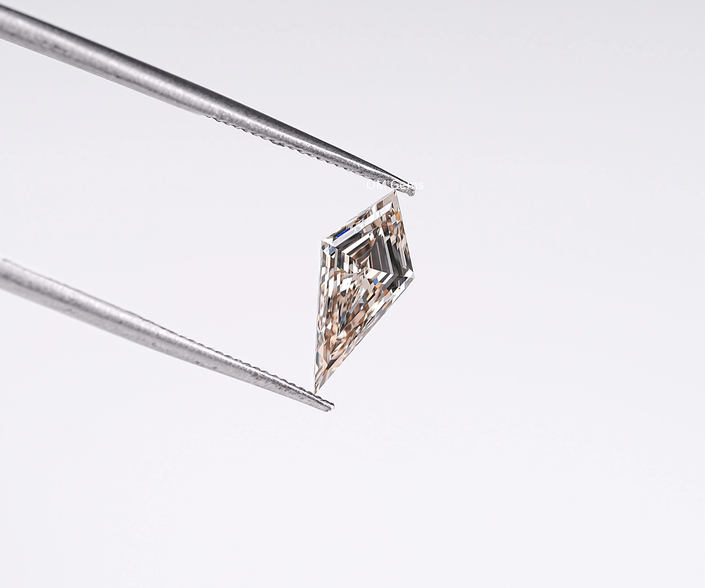 0.95 CT Champagne Kite Cut Lab Grown Diamond
