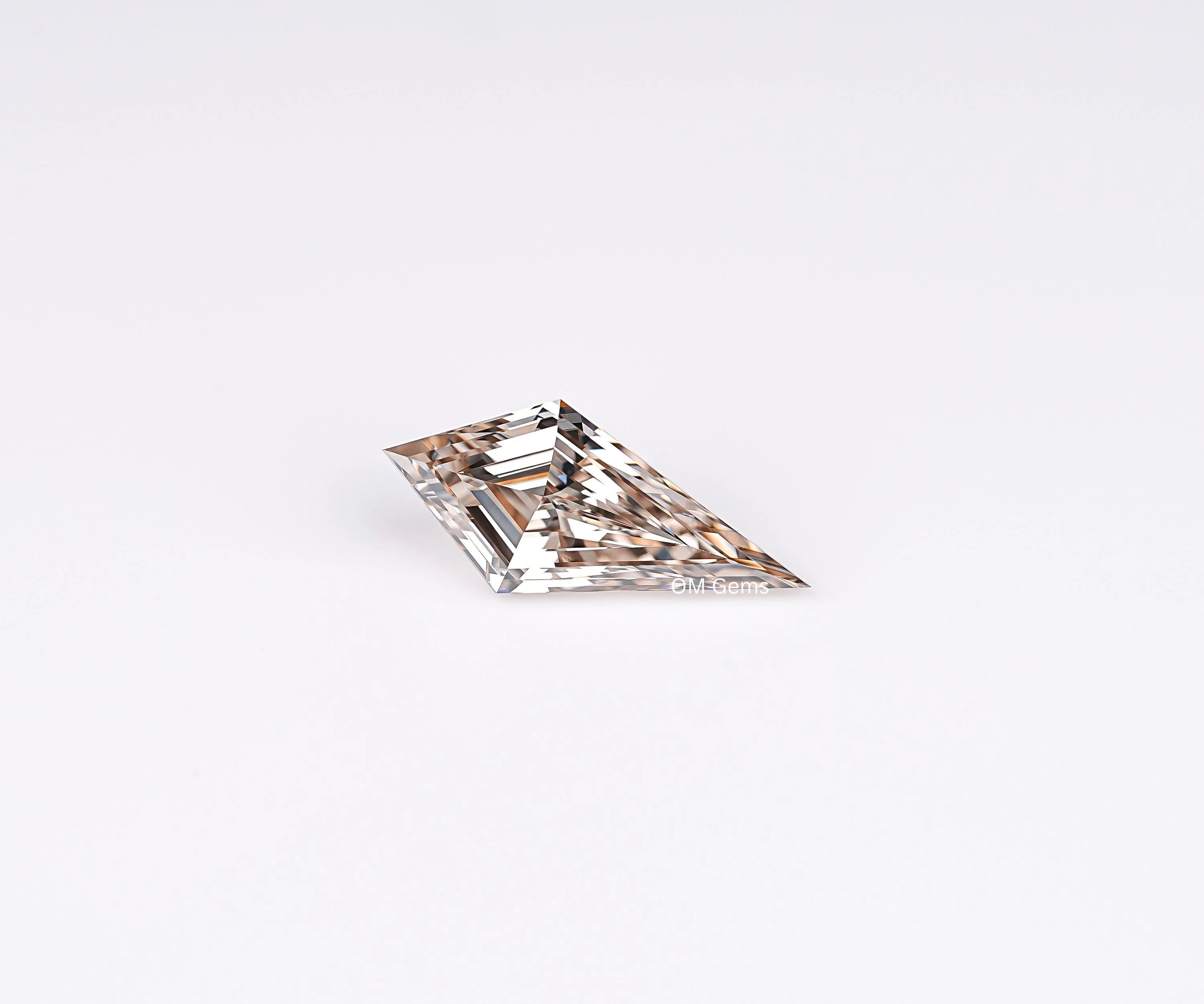 0.95 CT Champagne Kite Cut Lab Grown Diamond