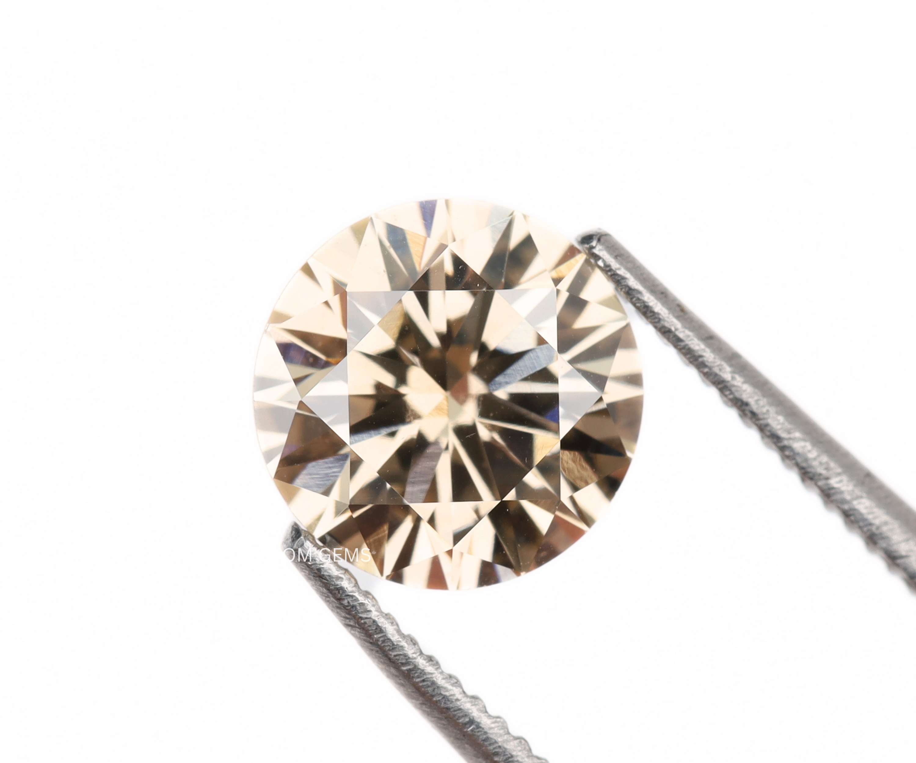 0.99 CT Brown Lab Grown Round Diamond
