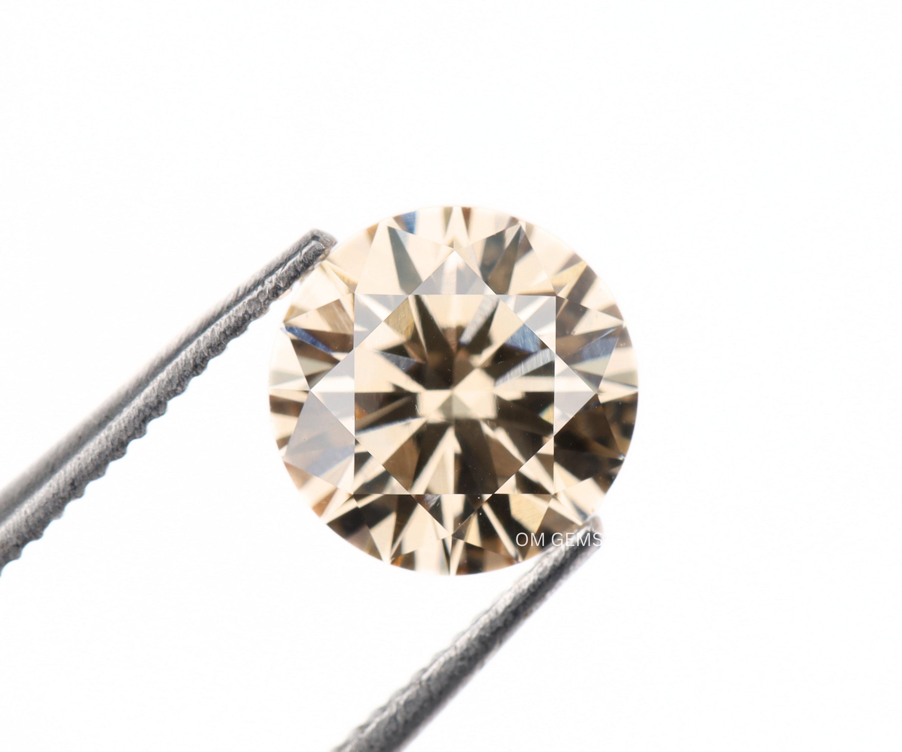 0.99 CT Brown Lab Grown Round Diamond