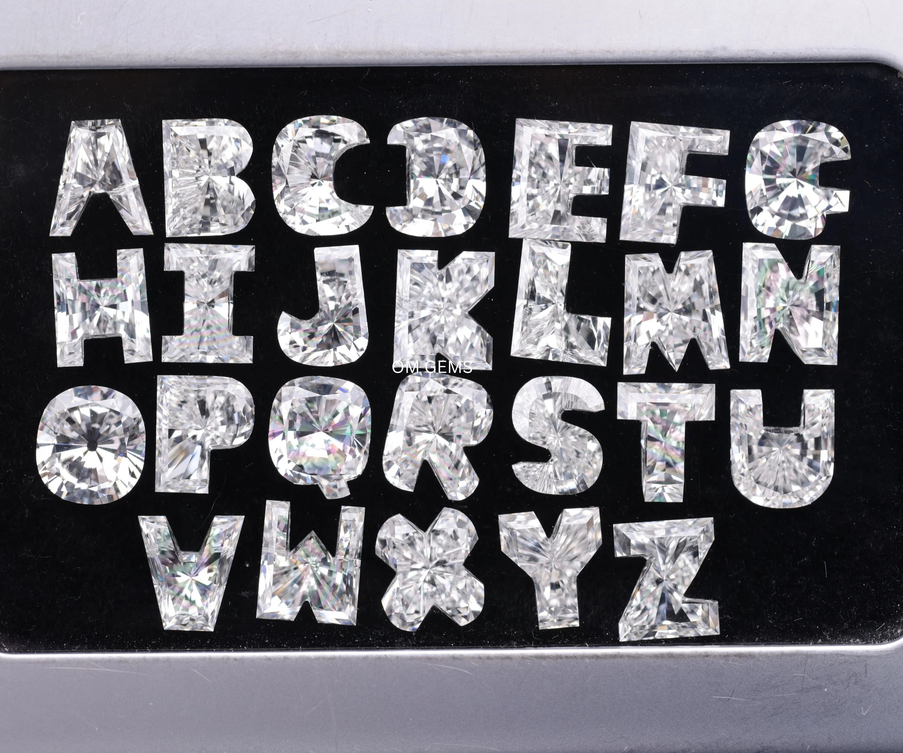 1.00 CT Alphabets Shape Lab Grown Diamonds