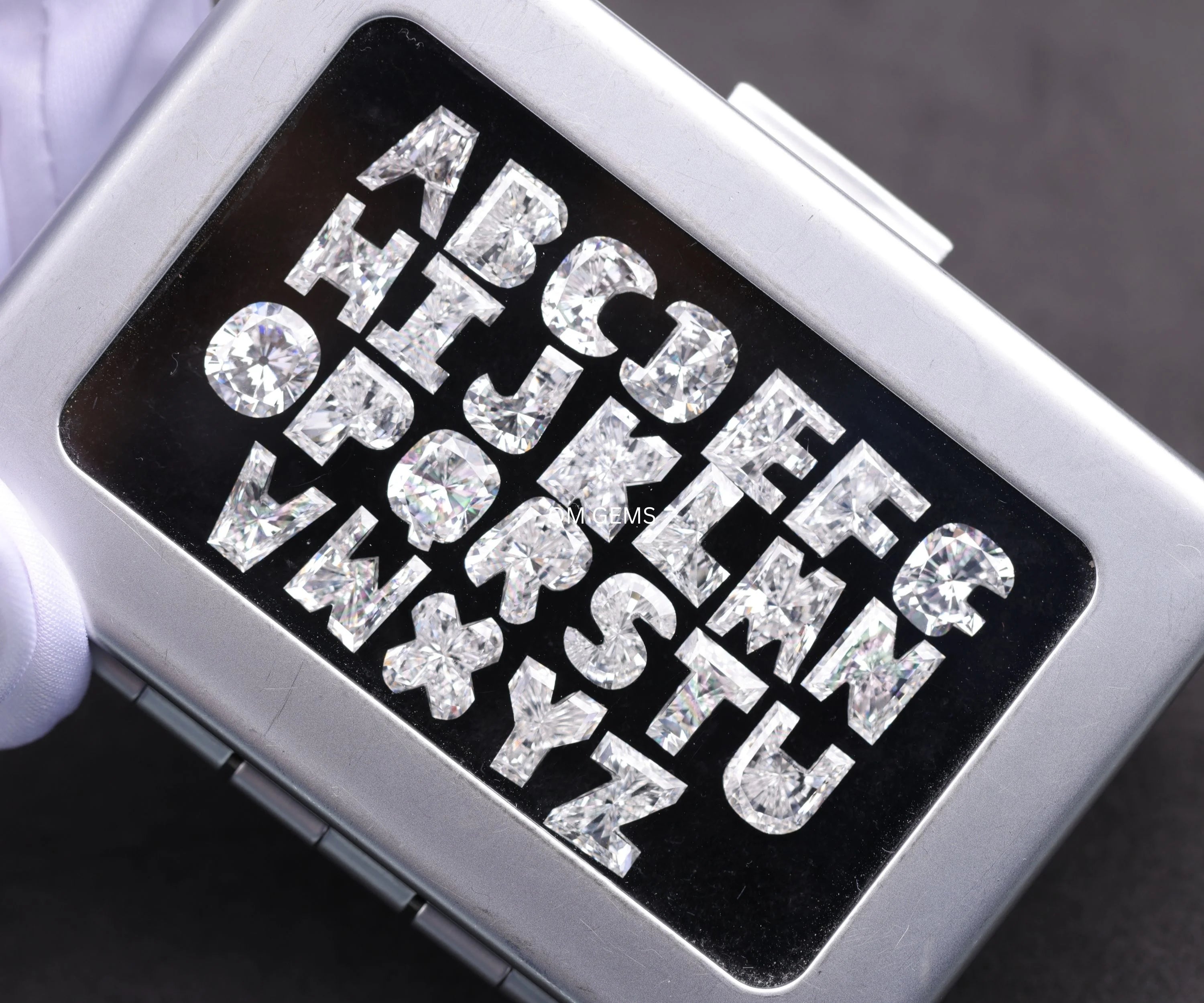 1.00 CT Alphabets Shape Lab Grown Diamonds