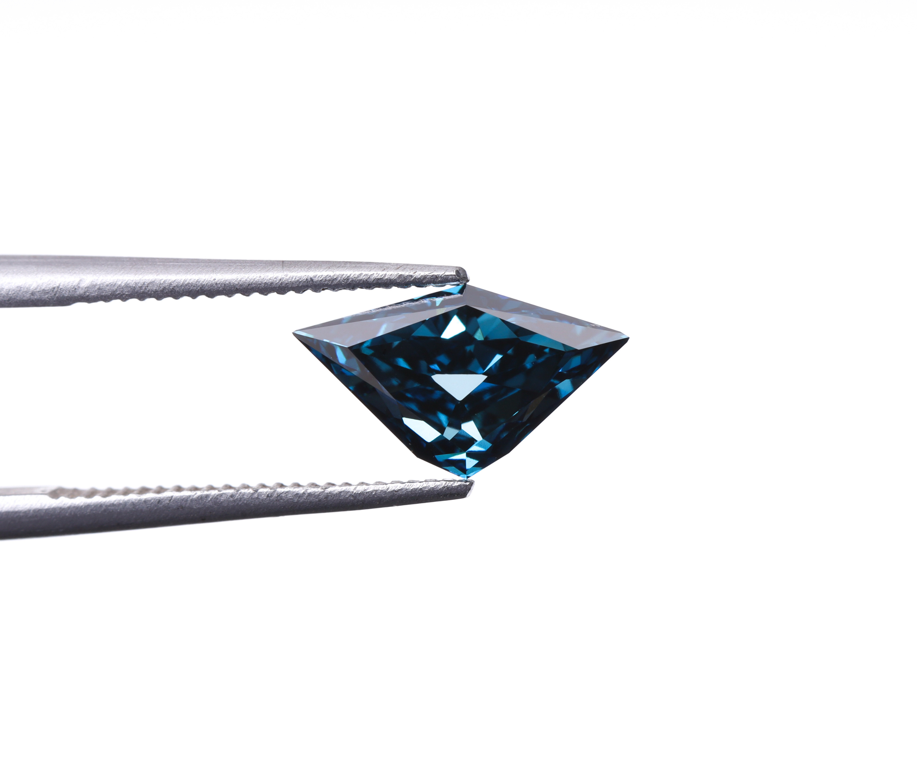 1.02 CT Blue Shield Cut Lab Grown Diamond