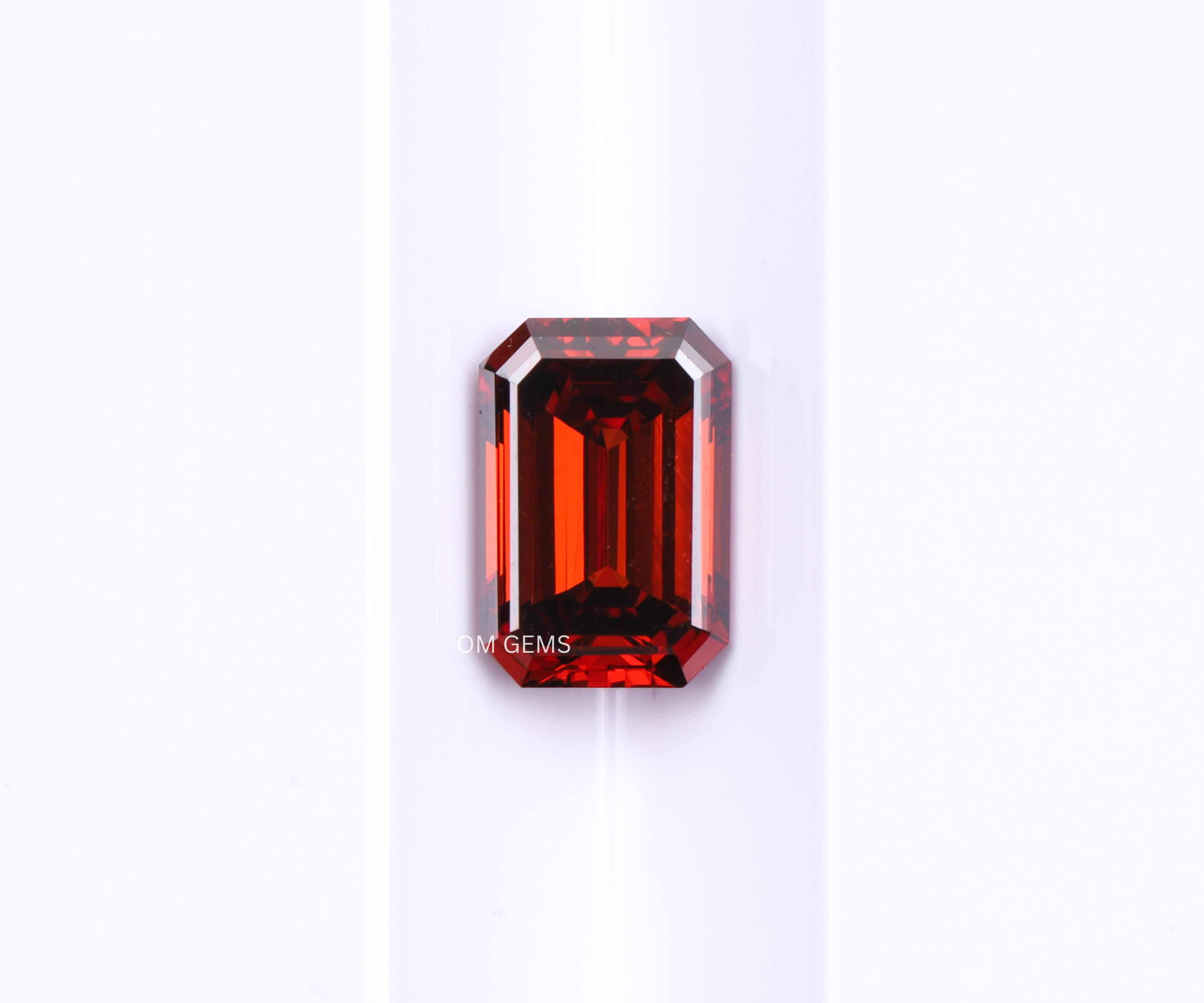 1.03 CT Red Emerald Cut Lab Grown Diamond