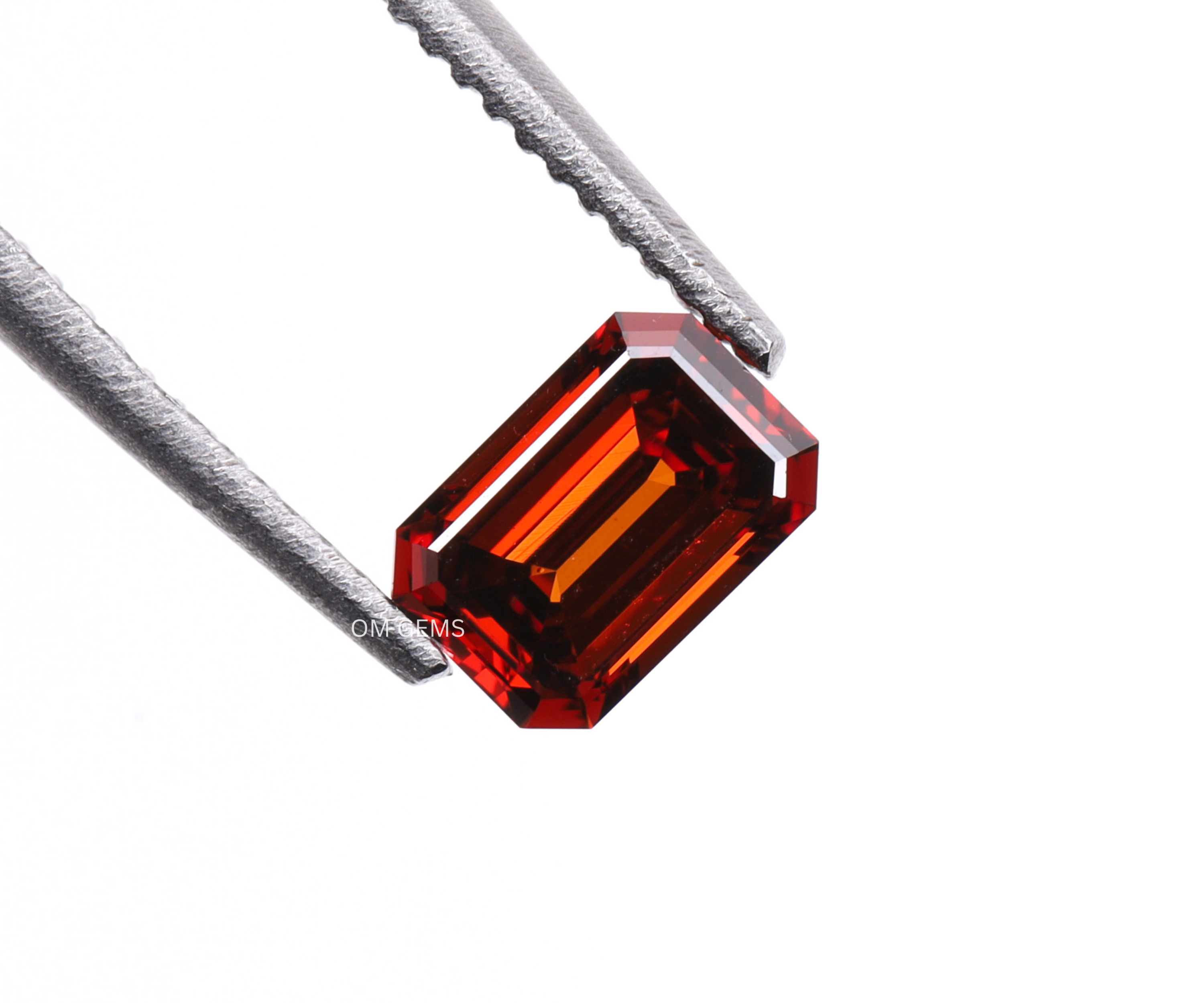 1.03 CT Red Emerald Cut Lab Grown Diamond