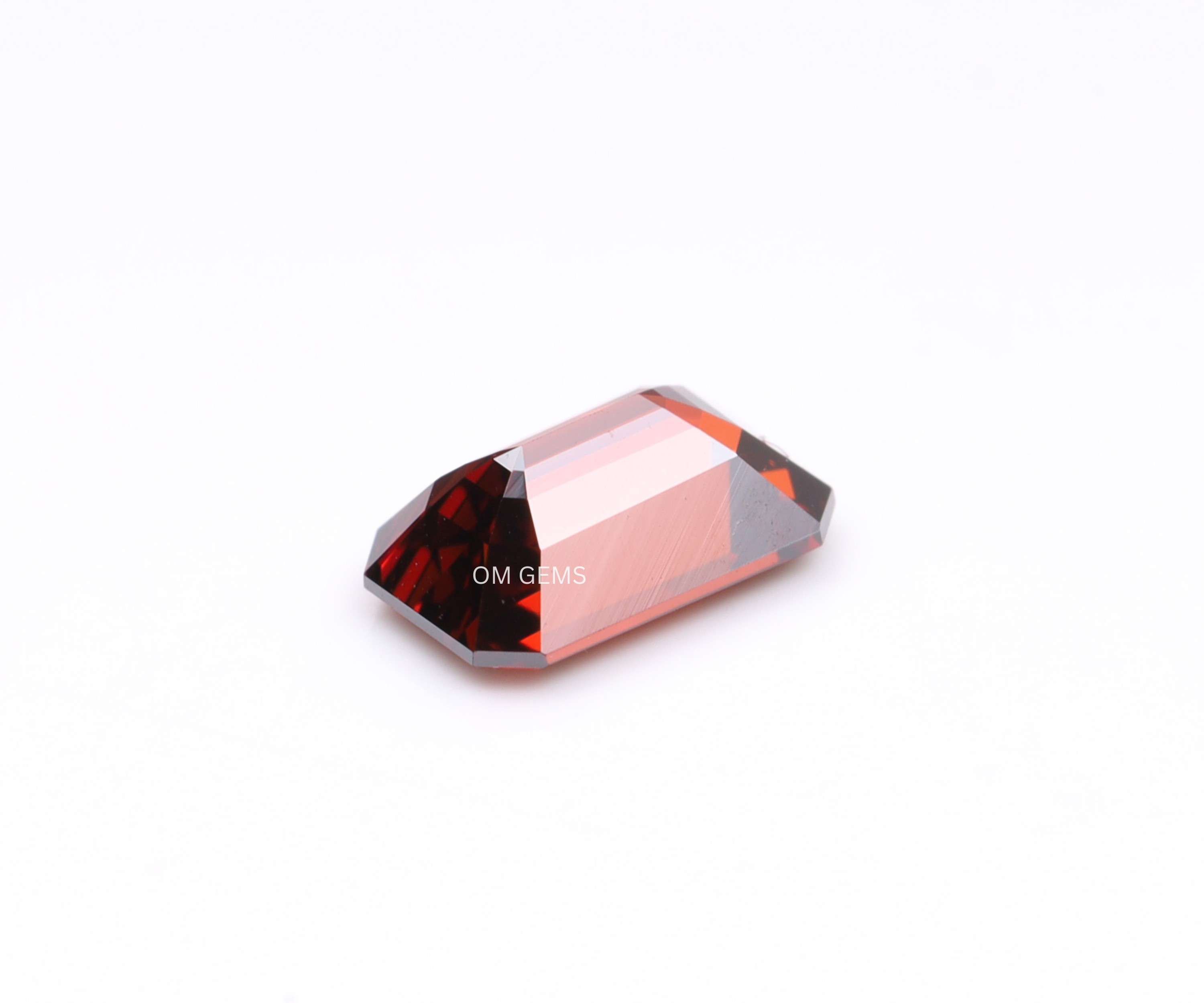 1.03 CT Red Emerald Cut Lab Grown Diamond