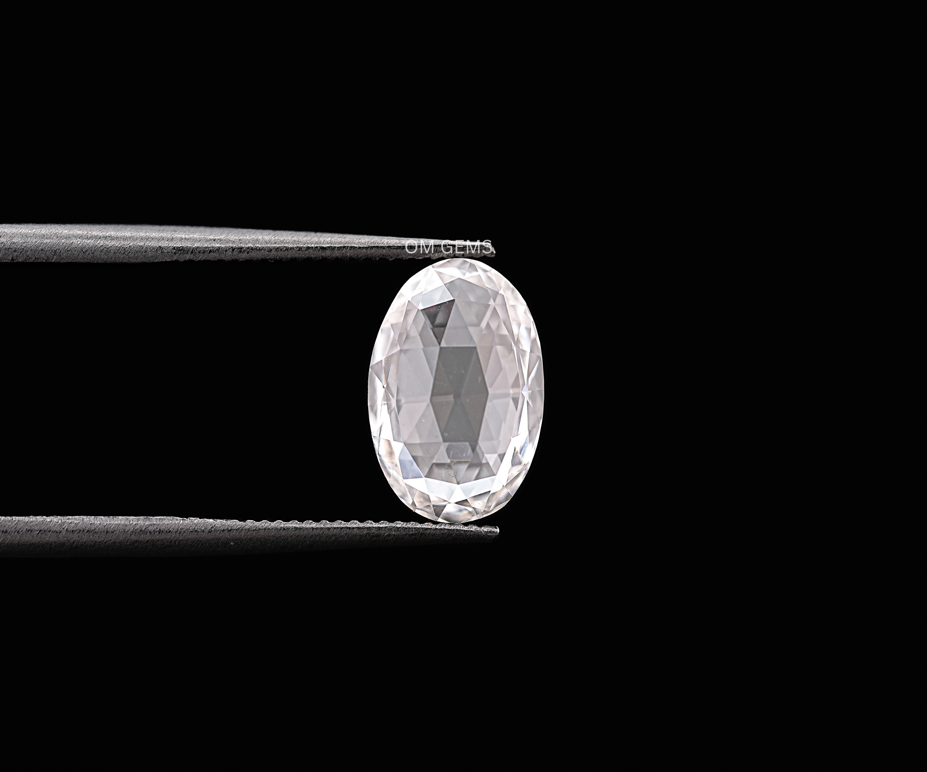 Lab Grown Moval Rose Cut Diamond