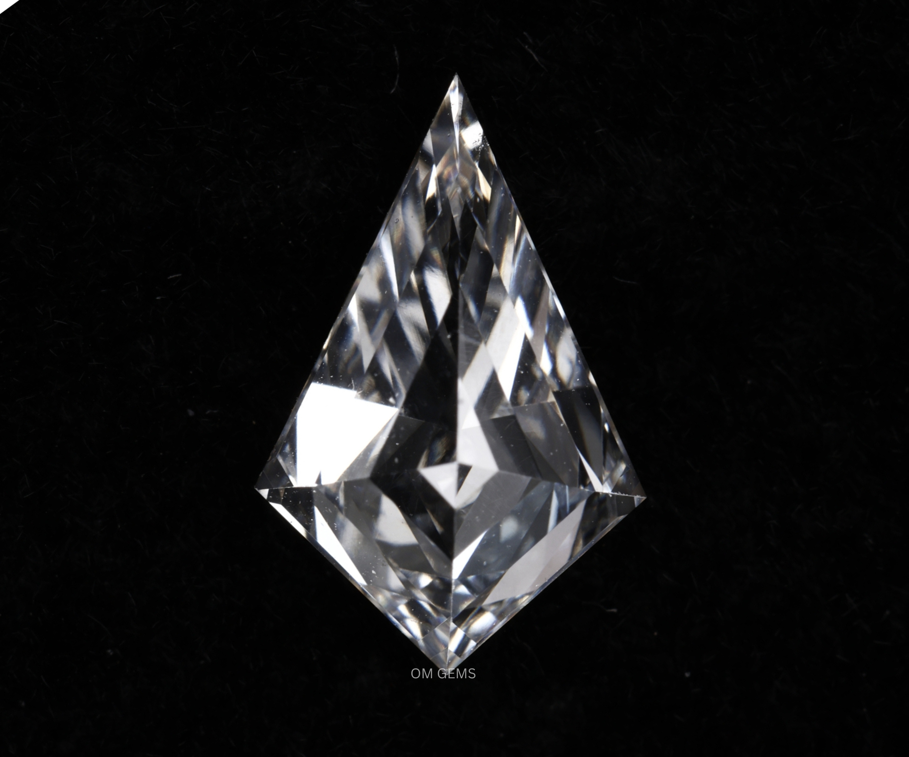 1.08 CT kite Cut Lab Grown Diamond