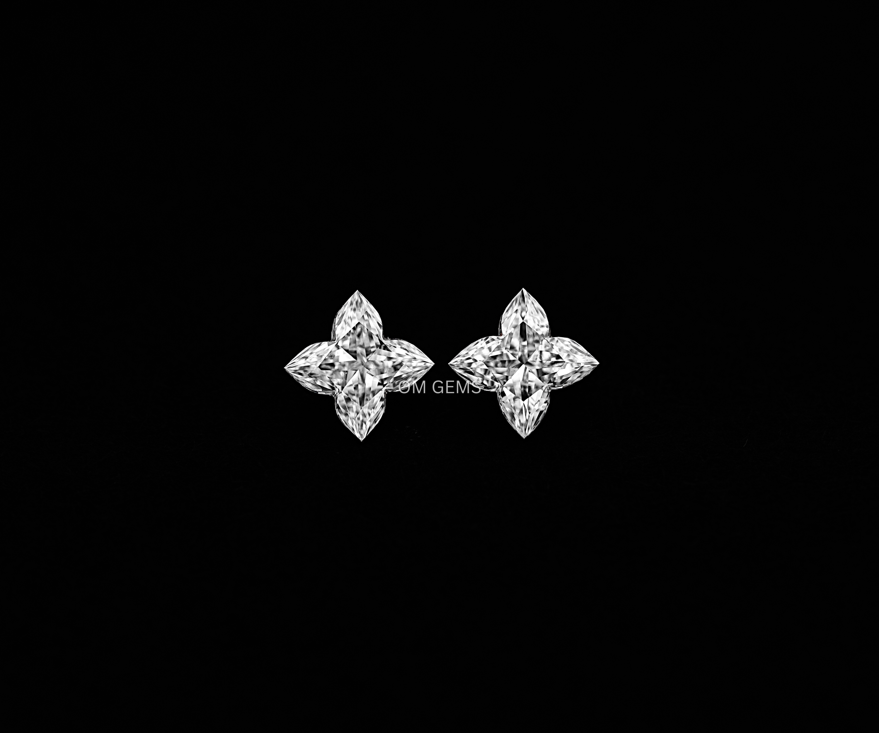 1.09 CT Lily Cut Lab Grown Diamond Matching Pair