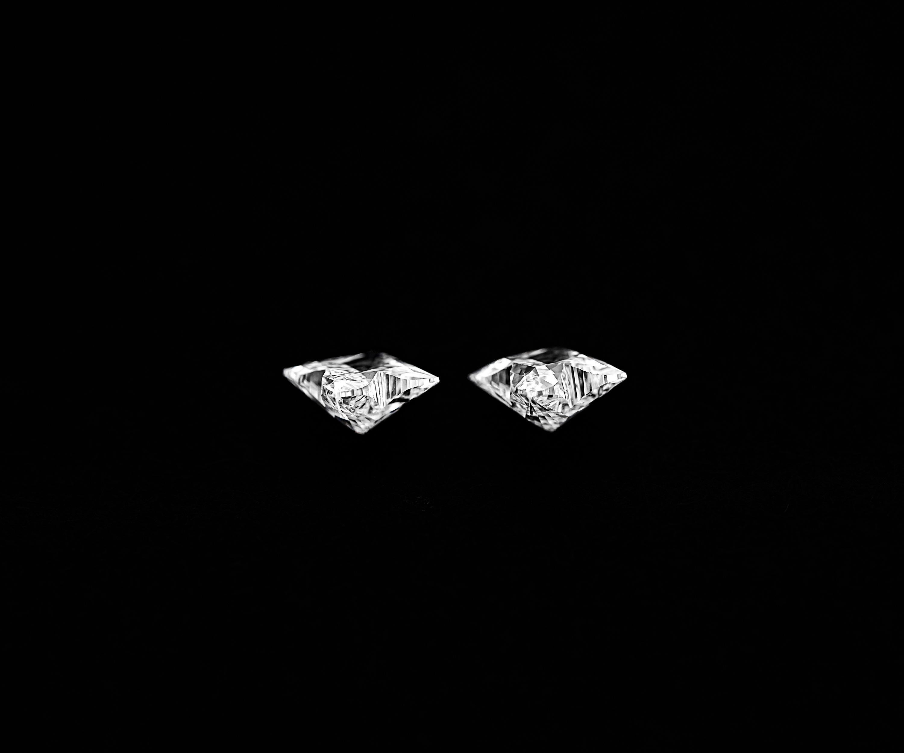 Lab Grown Lily Cut Diamond Matching Pair 