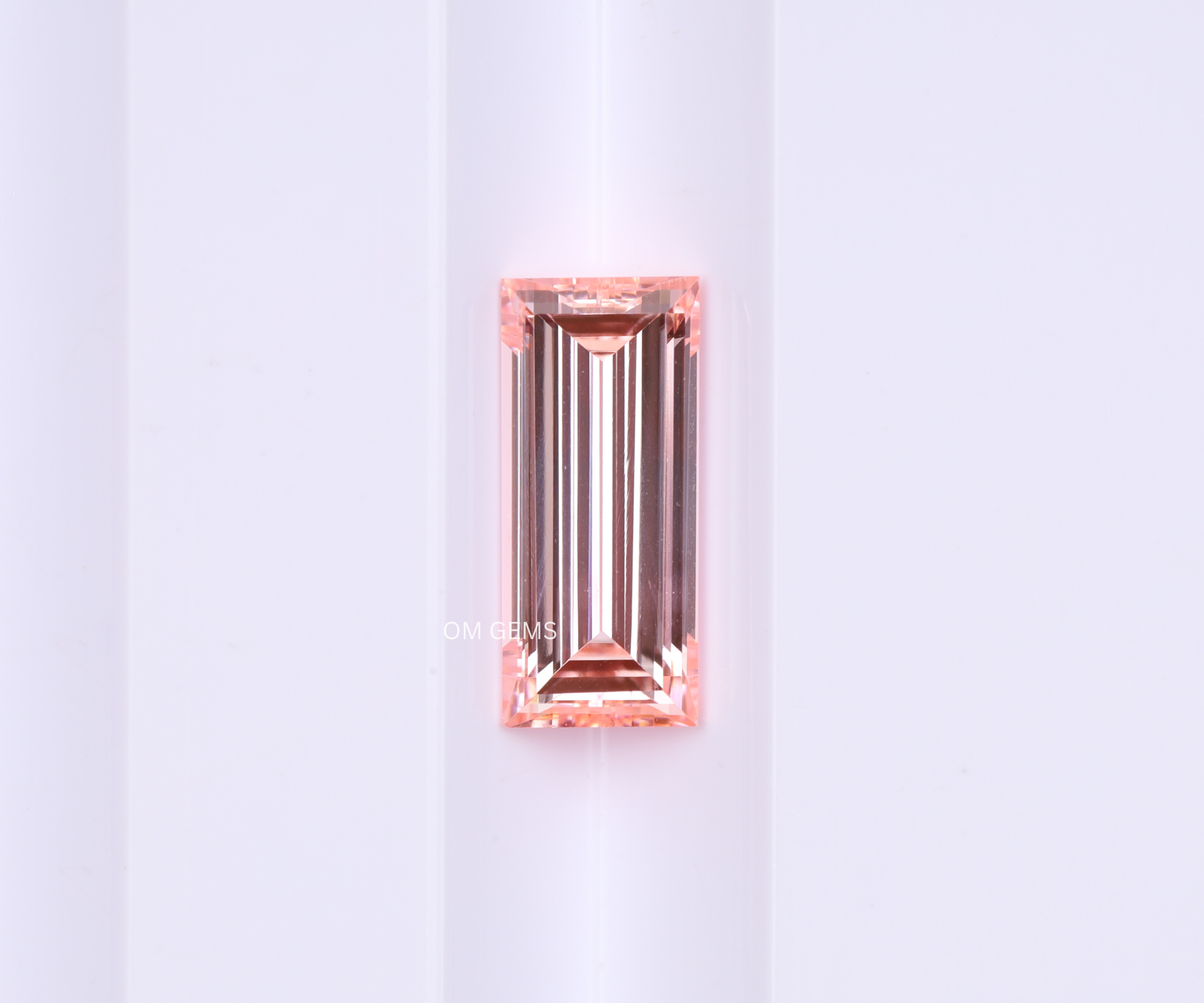 1.25 CT Pink Baguette Lab Grown Diamond