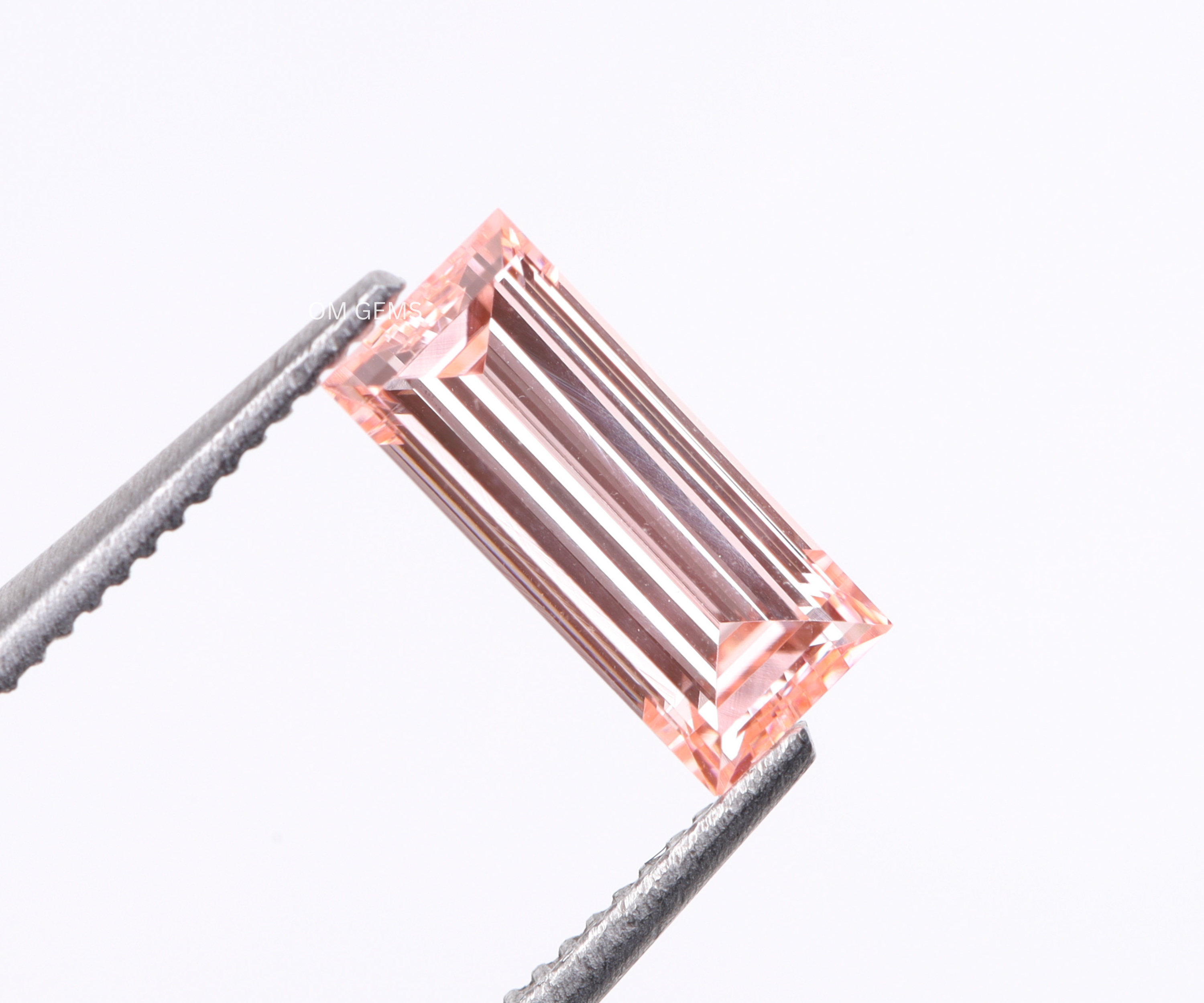 1.25 CT Pink Baguette Lab Grown Diamond