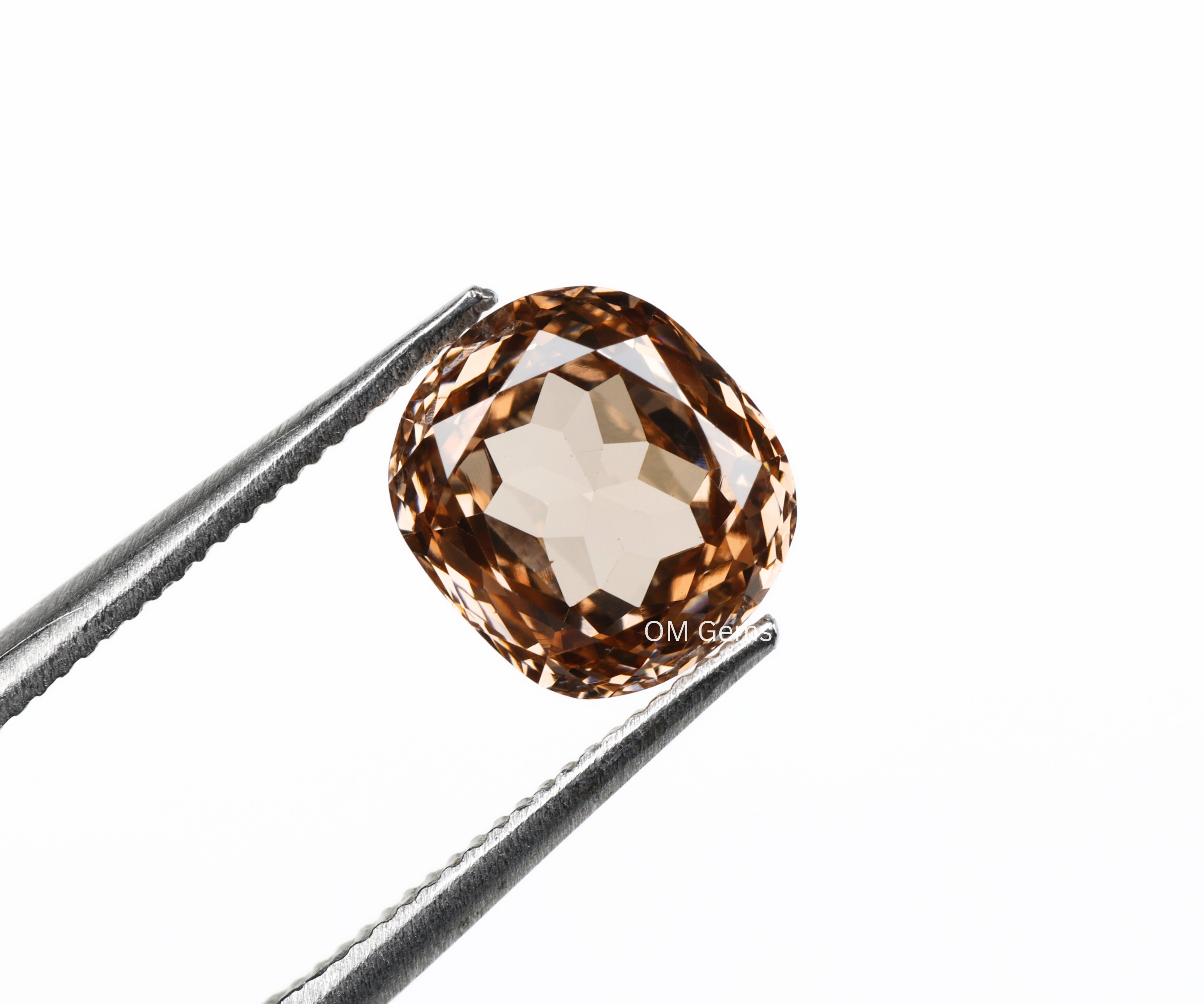 Champagne Cushion Cut Lab Grown Diamond