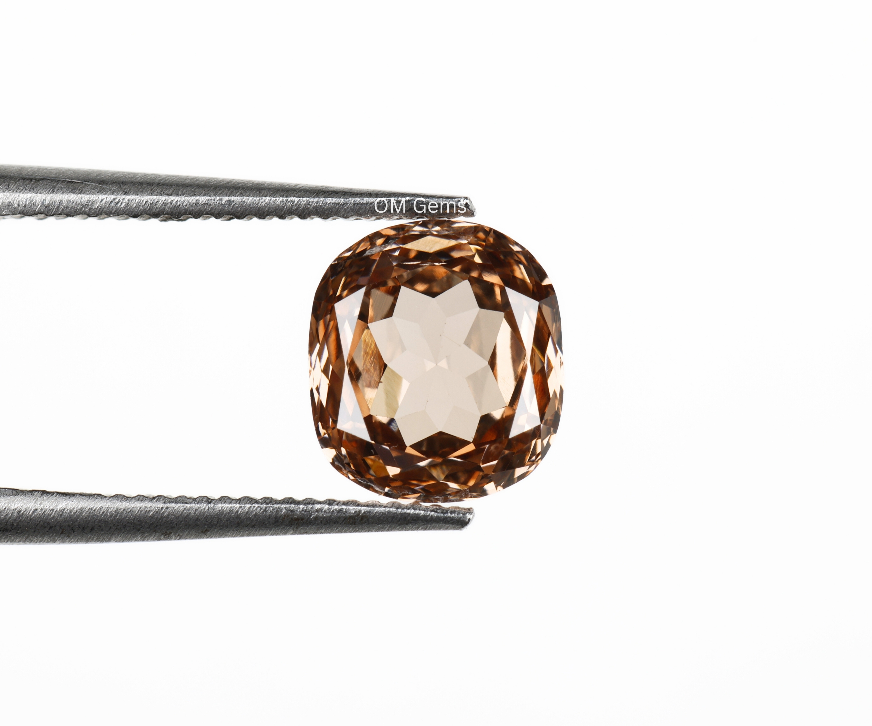 Champagne Cushion Cut Lab Grown Diamond