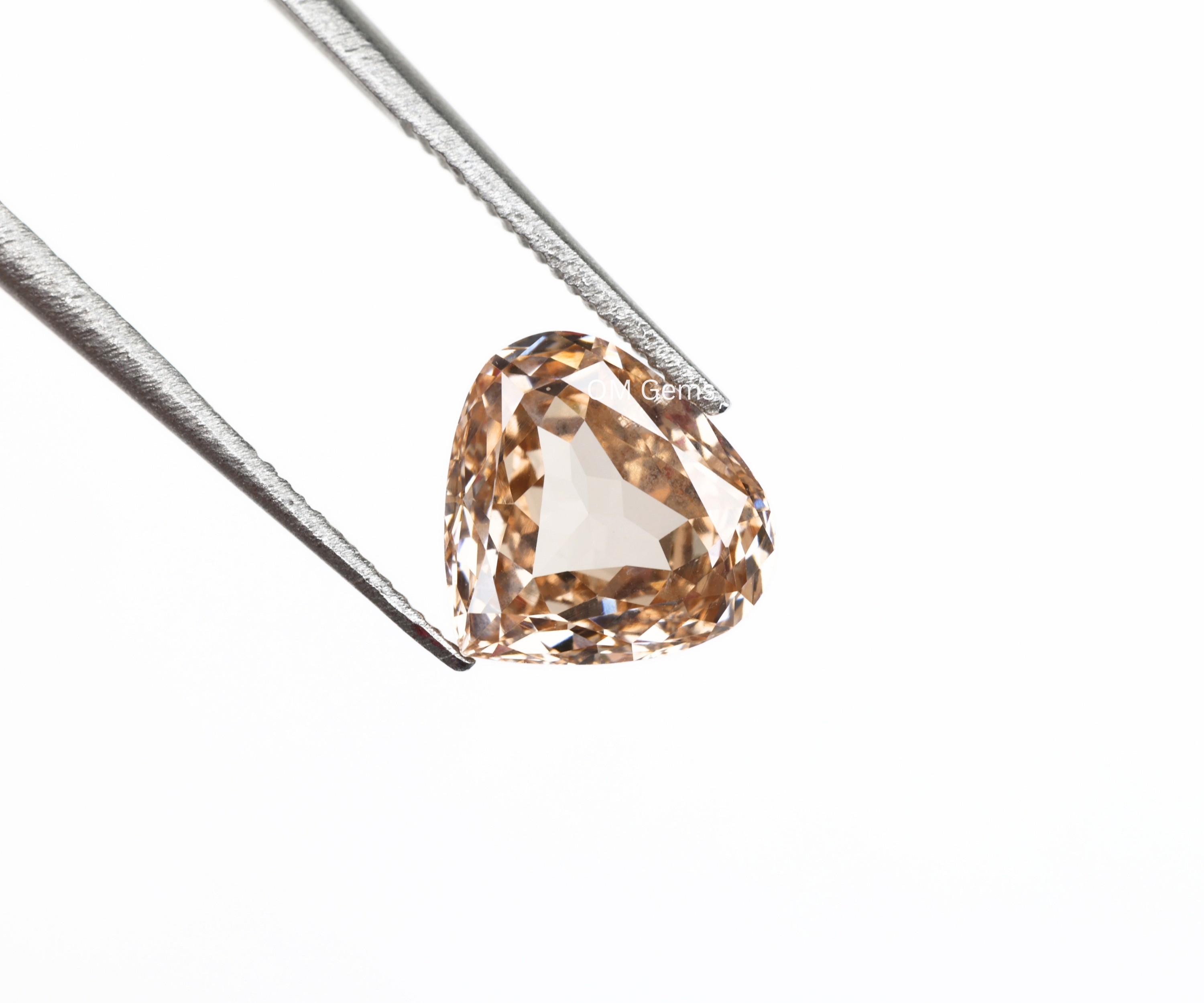 Champagne Pear Cut Lab Grown Diamond