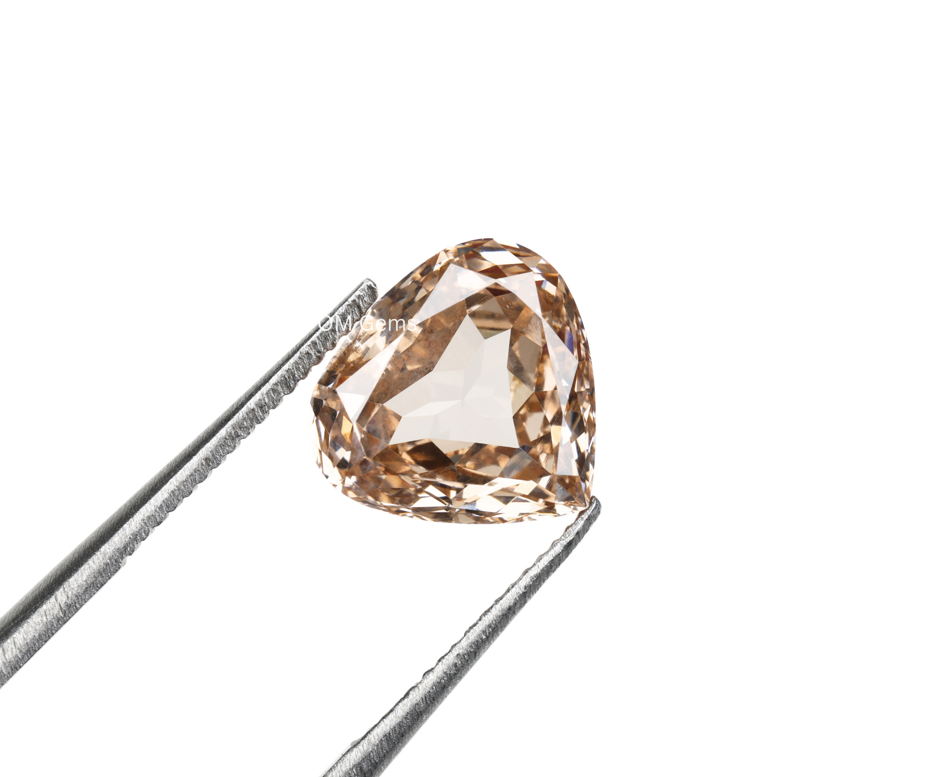 Champagne Pear Cut Lab Grown Diamond