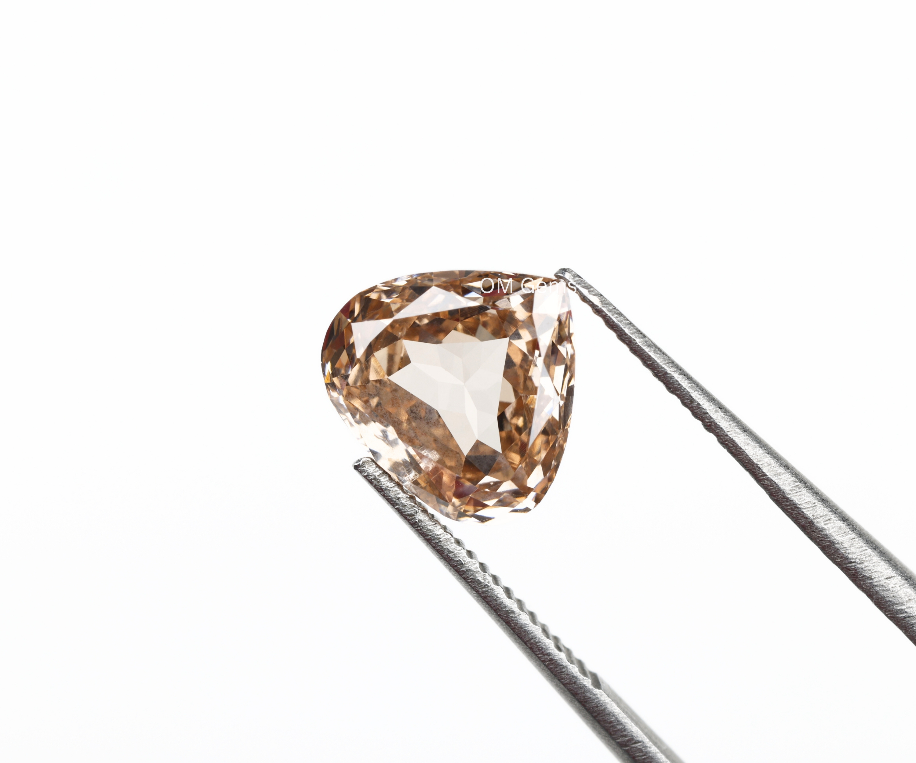Champagne Pear Cut Lab Grown Diamond
