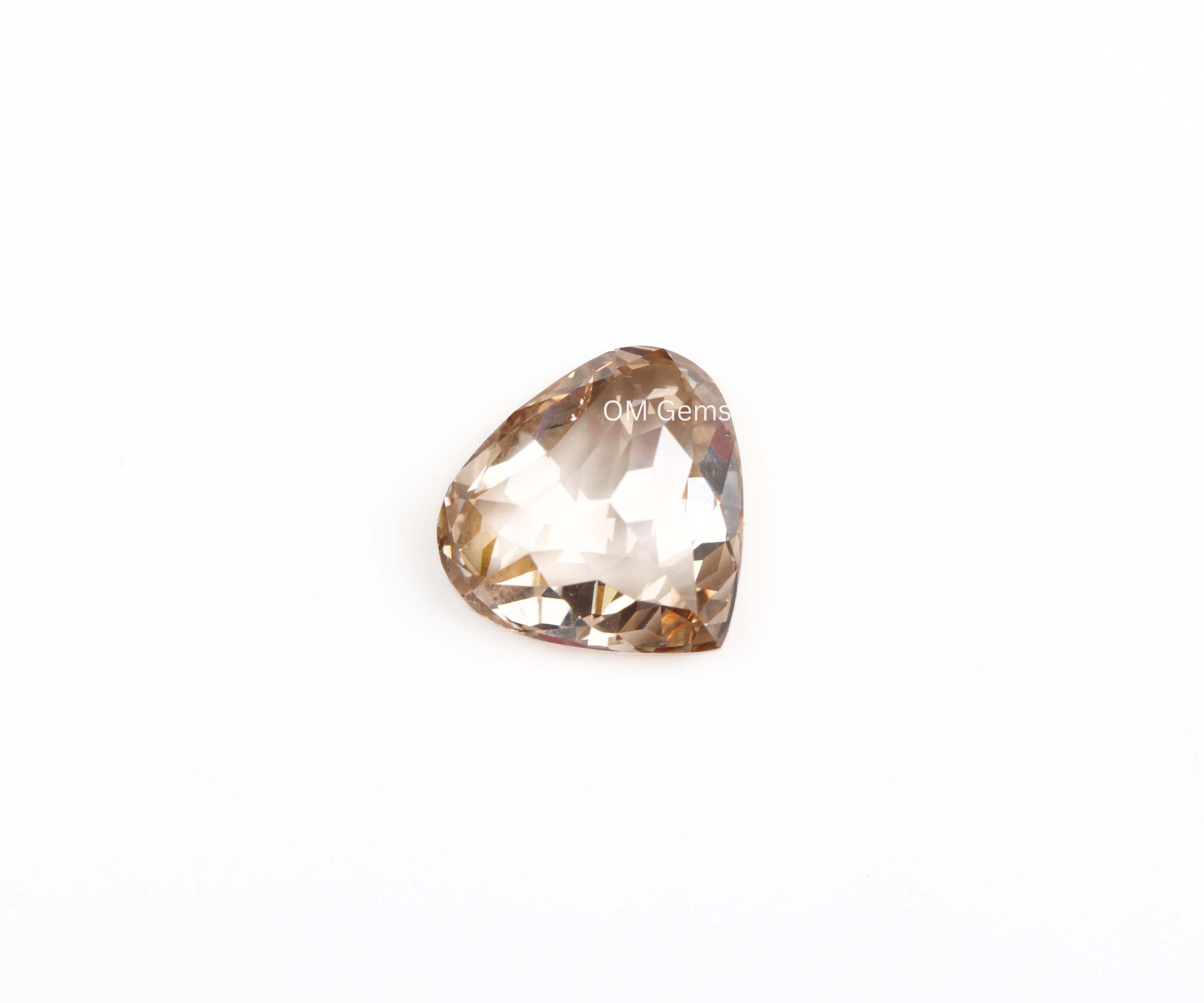Champagne Pear Cut Lab Grown Diamond
